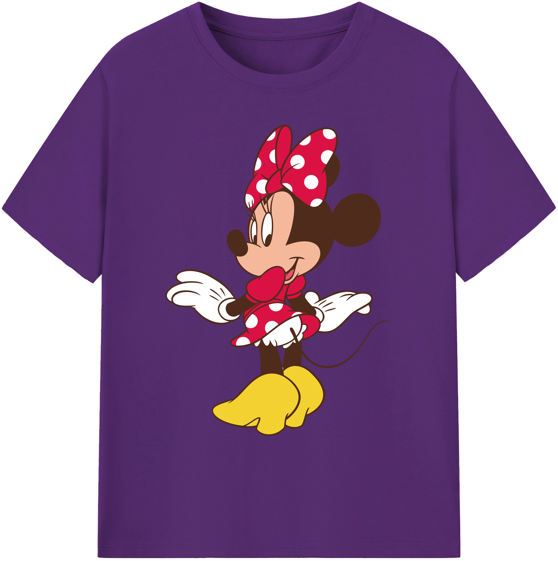 ミッキーマウス Mickey Mouse 綿100％ メンズ半袖Tシャツ｜肌触りやわらか＆通気性