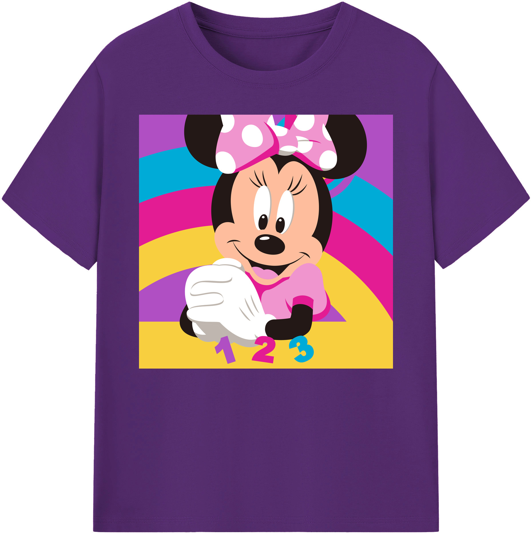 ミッキーマウス Mickey Mouse 綿100％ メンズ半袖Tシャツ｜肌触りやわらか＆通気性