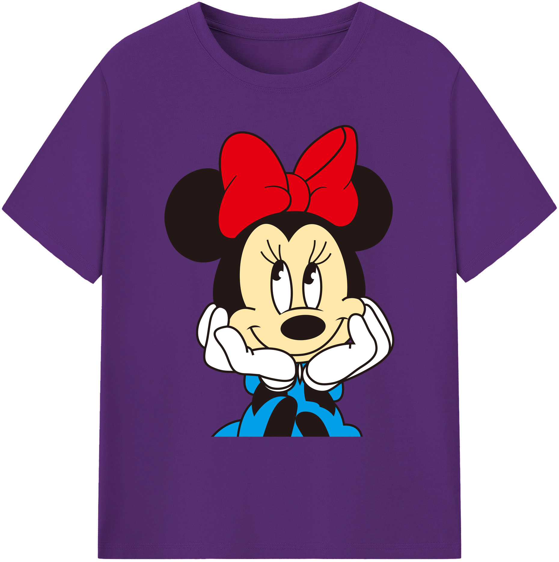 ミッキーマウス Mickey Mouse 綿100％ メンズ半袖Tシャツ｜肌触りやわらか＆通気性