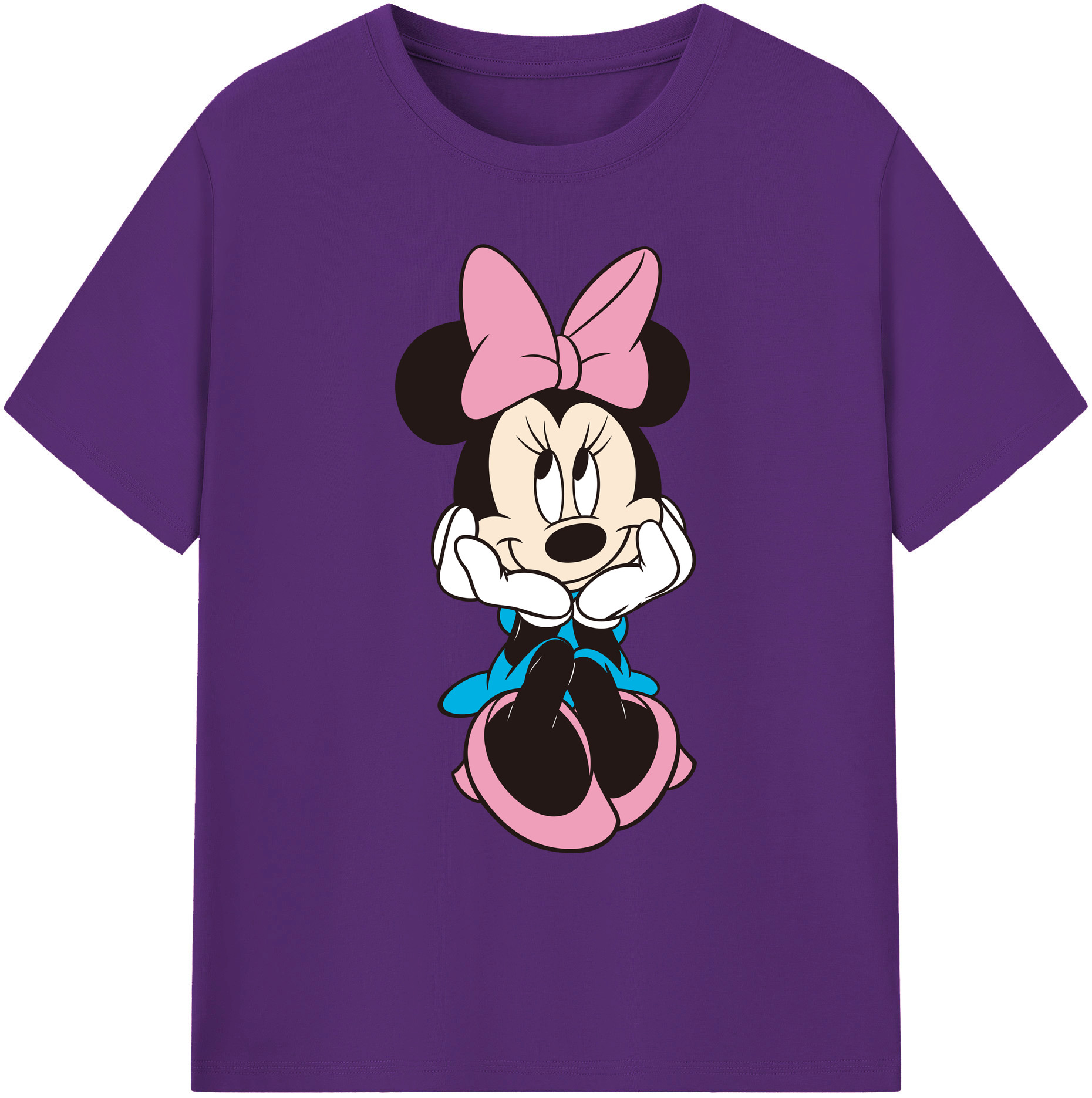 ミッキーマウス Mickey Mouse 綿100％ メンズ半袖Tシャツ｜肌触りやわらか＆通気性