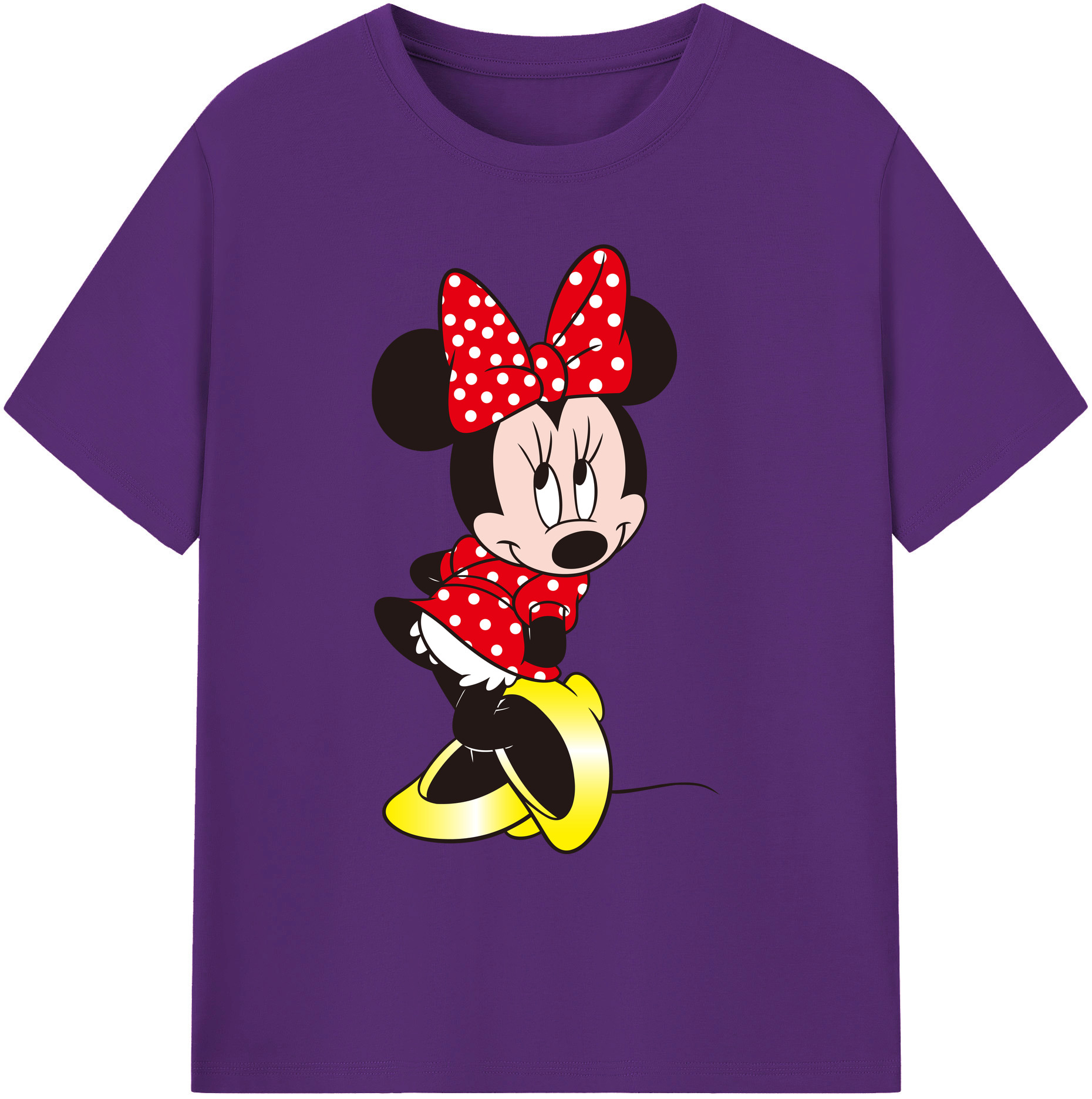 ミッキーマウス Mickey Mouse 綿100％ メンズ半袖Tシャツ｜肌触りやわらか＆通気性