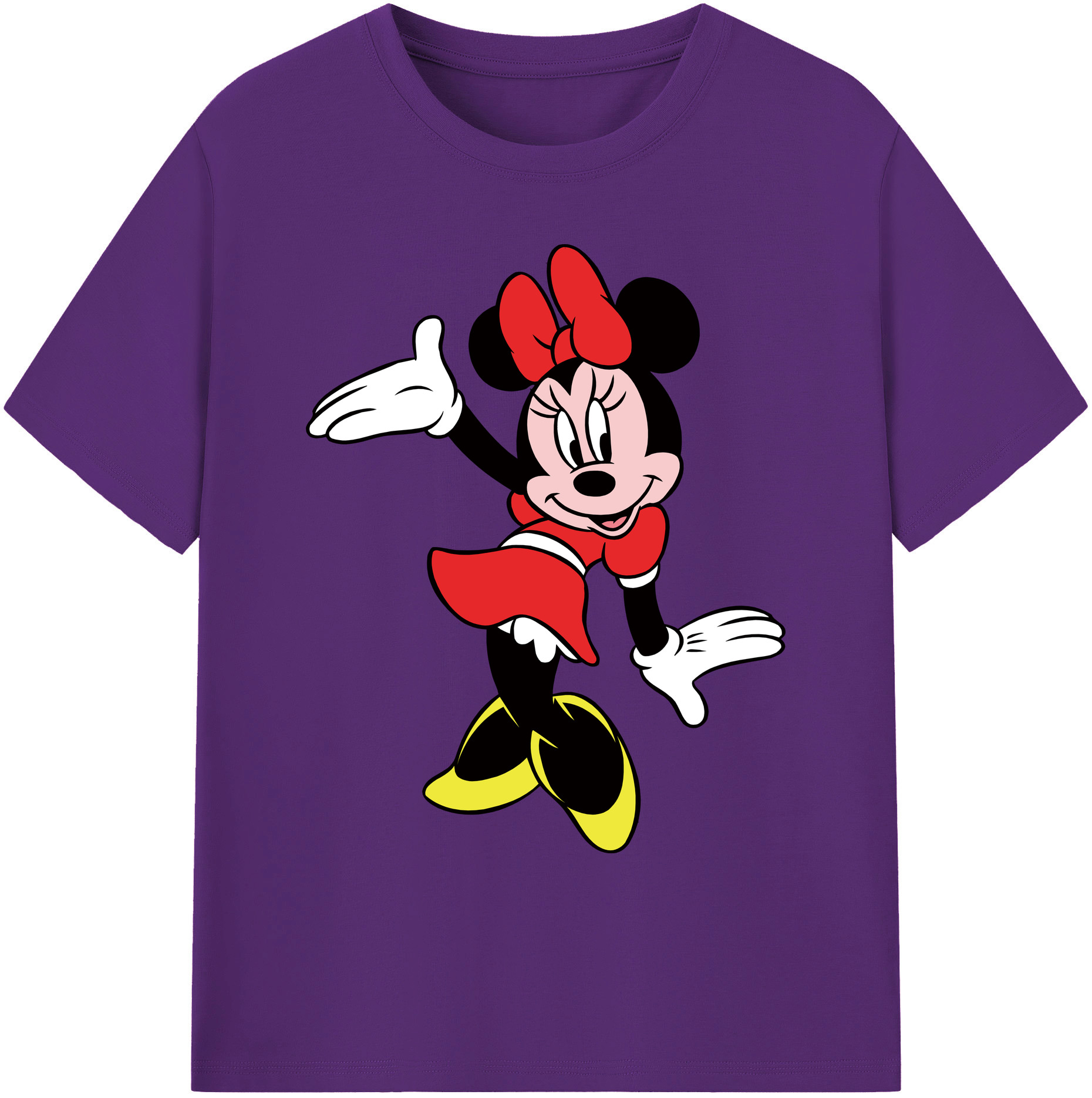 ミッキーマウス Mickey Mouse 綿100％ メンズ半袖Tシャツ｜肌触りやわらか＆通気性