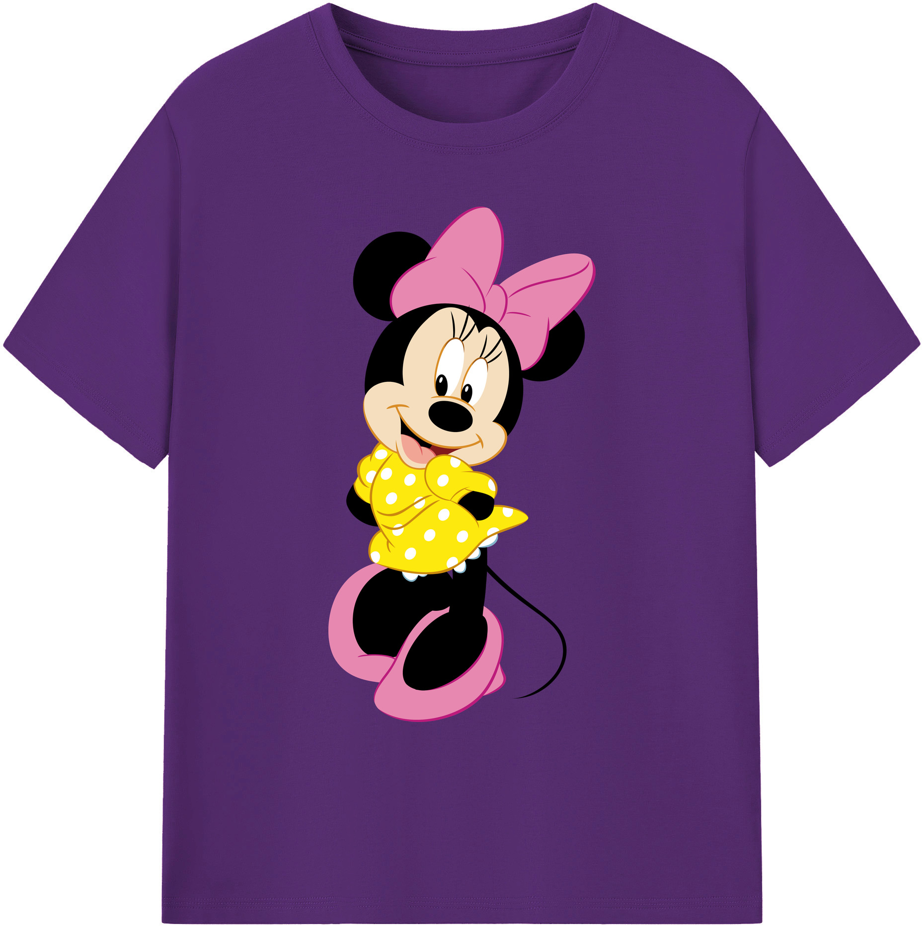 ミッキーマウス Mickey Mouse 綿100％ メンズ半袖Tシャツ｜肌触りやわらか＆通気性