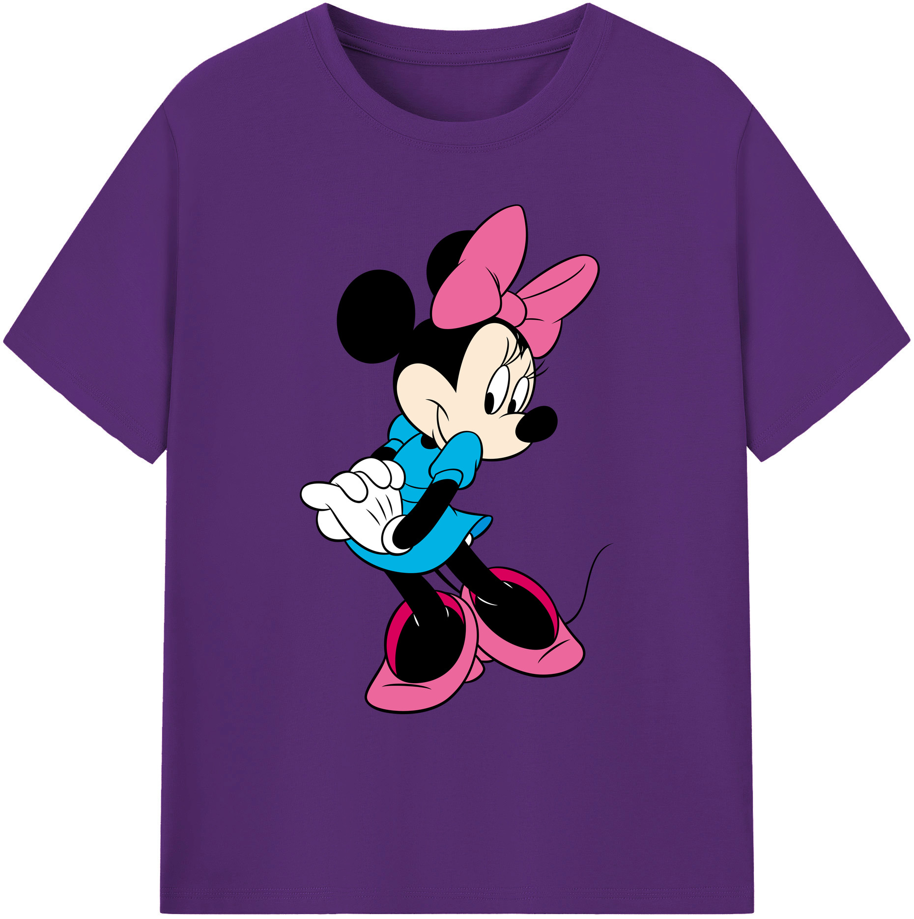 ミッキーマウス Mickey Mouse 綿100％ メンズ半袖Tシャツ｜肌触りやわらか＆通気性