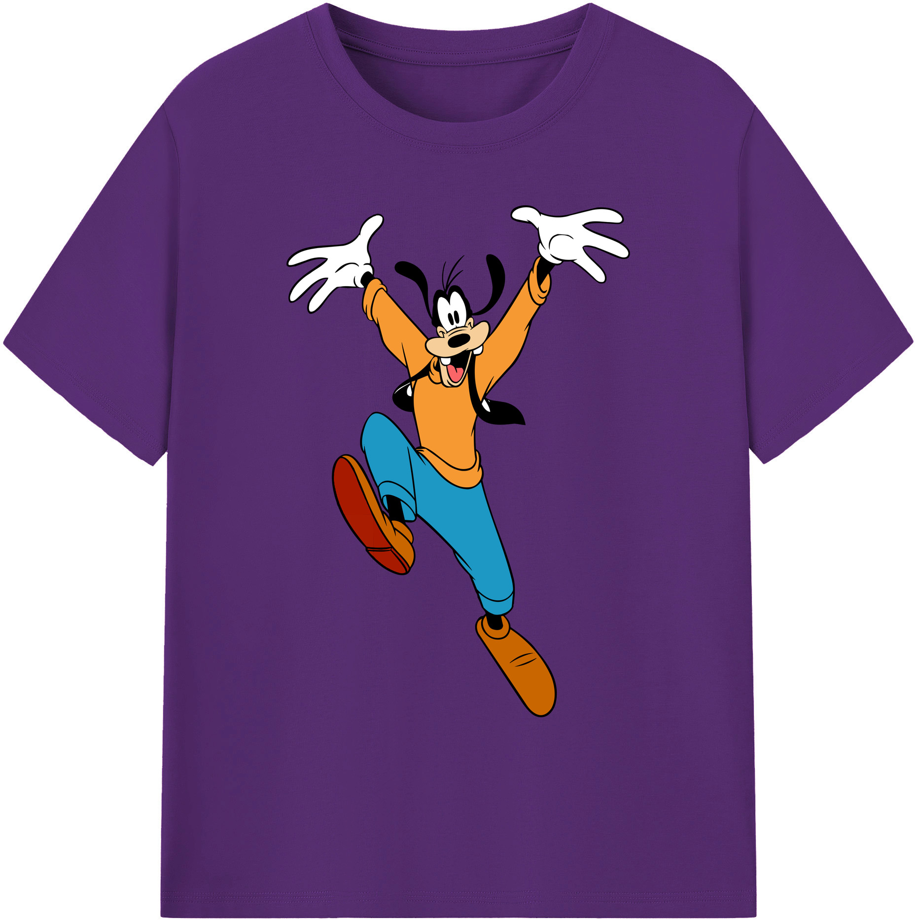 ミッキーマウス Mickey Mouse 綿100％ メンズ半袖Tシャツ｜肌触りやわらか＆通気性