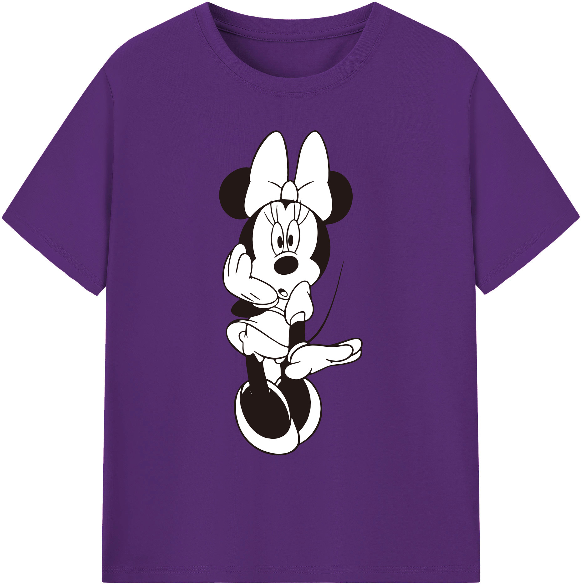 ミッキーマウス Mickey Mouse 綿100％ メンズ半袖Tシャツ｜肌触りやわらか＆通気性