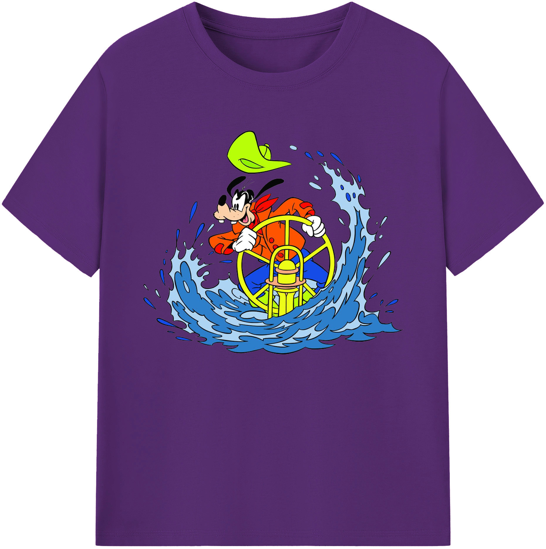 ミッキーマウス Mickey Mouse 綿100％ メンズ半袖Tシャツ｜肌触りやわらか＆通気性