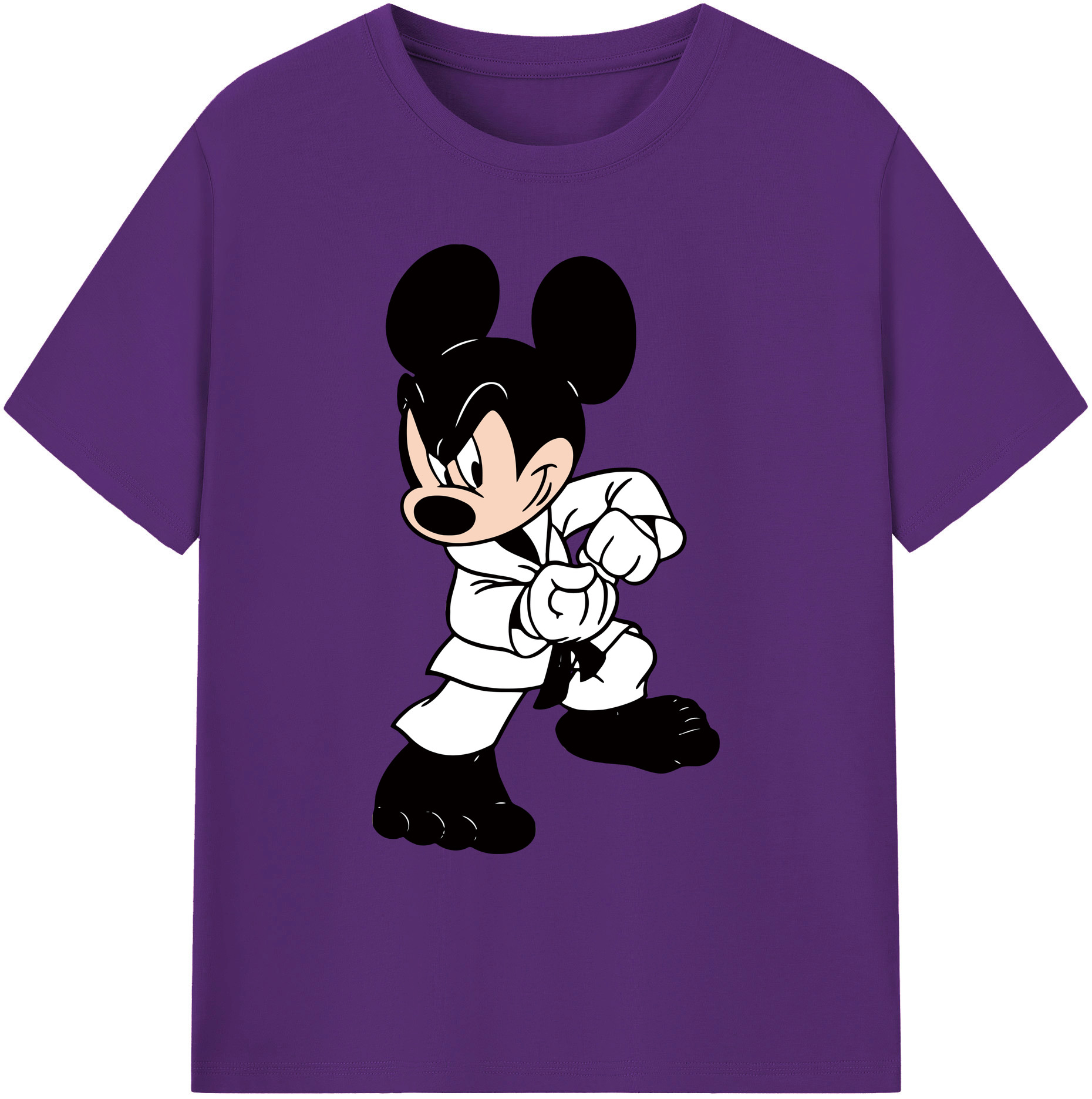 ミッキーマウス Mickey Mouse 綿100％ メンズ半袖Tシャツ｜肌触りやわらか＆通気性