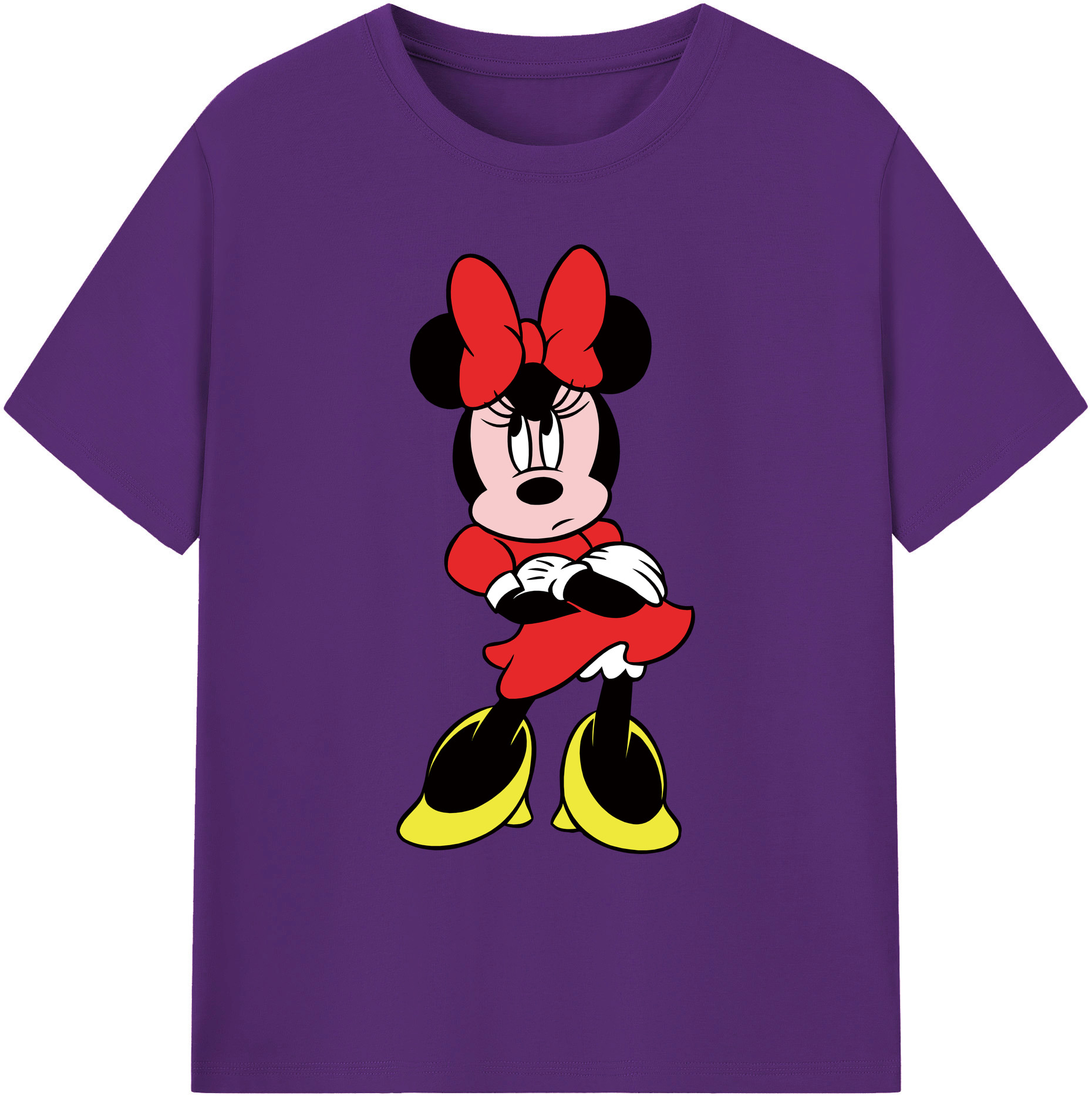 ミッキーマウス Mickey Mouse 綿100％ メンズ半袖Tシャツ｜肌触りやわらか＆通気性