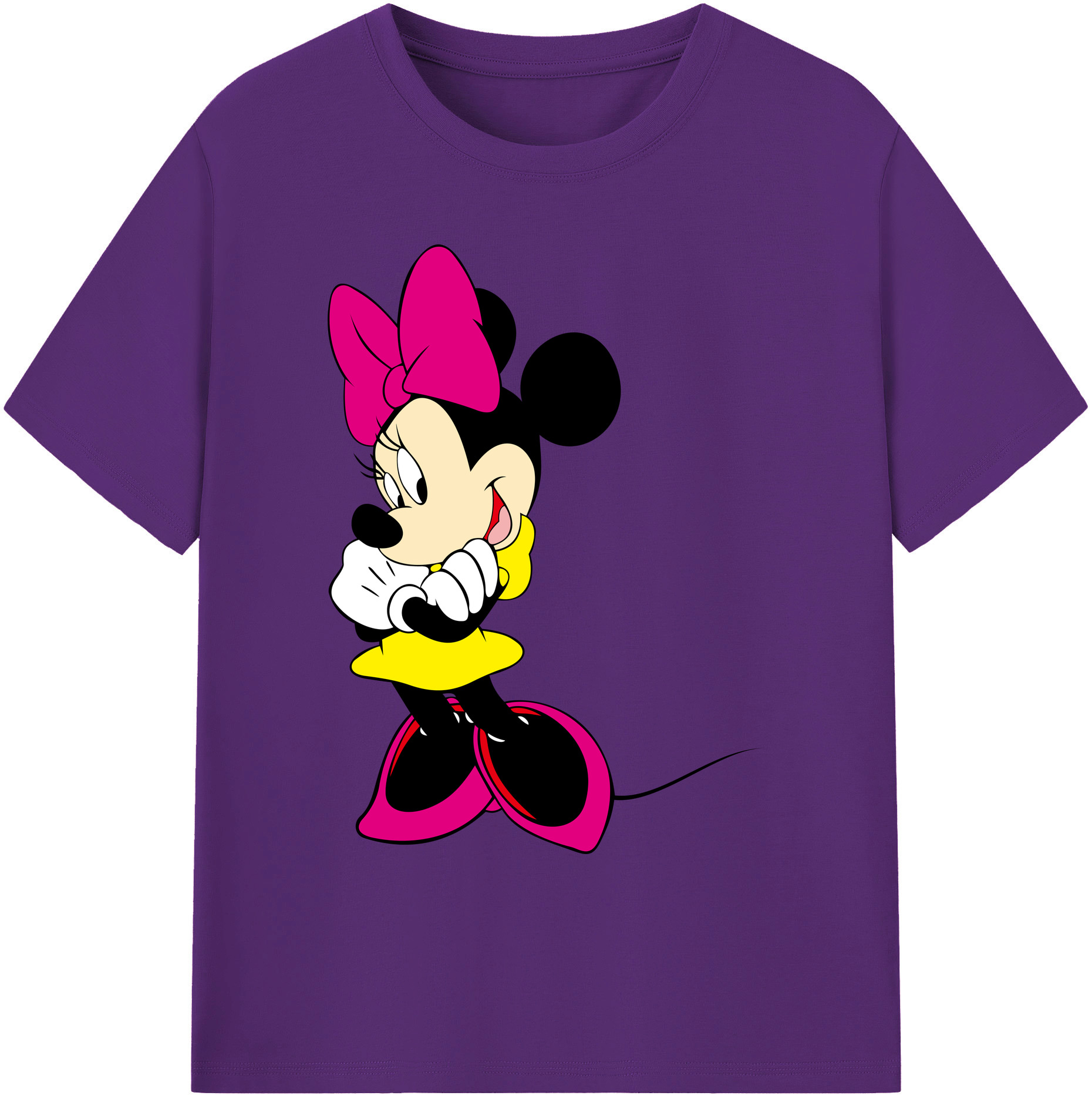 ミッキーマウス Mickey Mouse 綿100％ メンズ半袖Tシャツ｜肌触りやわらか＆通気性