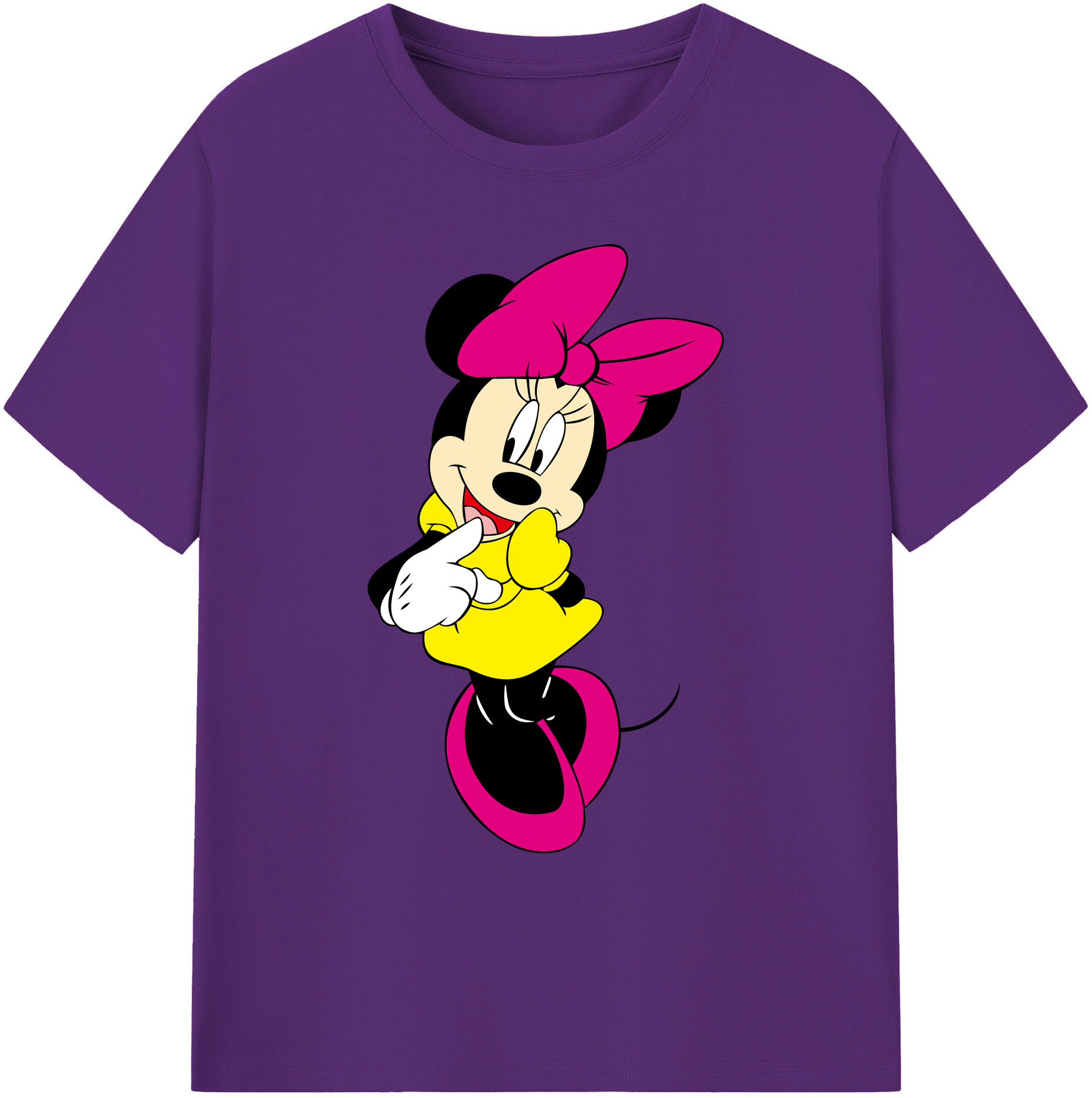 ミッキーマウス Mickey Mouse 綿100％ メンズ半袖Tシャツ｜肌触りやわらか＆通気性