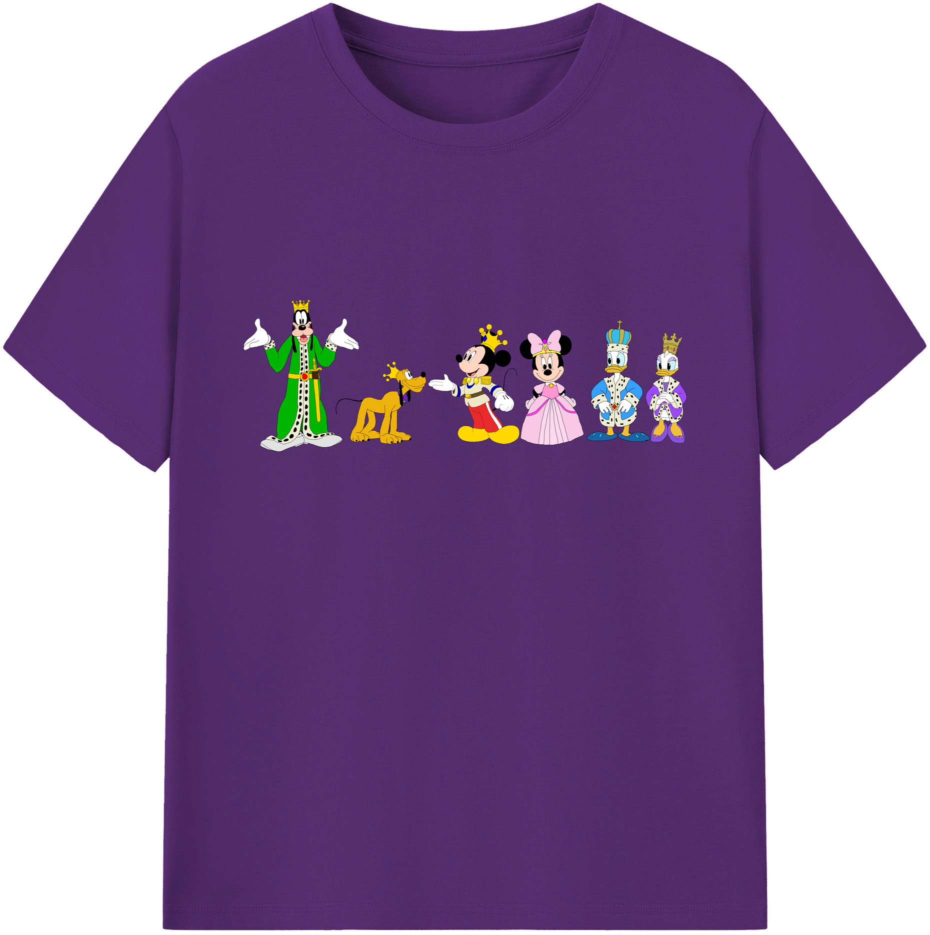 ミッキーマウス Mickey Mouse 綿100％ メンズ半袖Tシャツ｜肌触りやわらか＆通気性