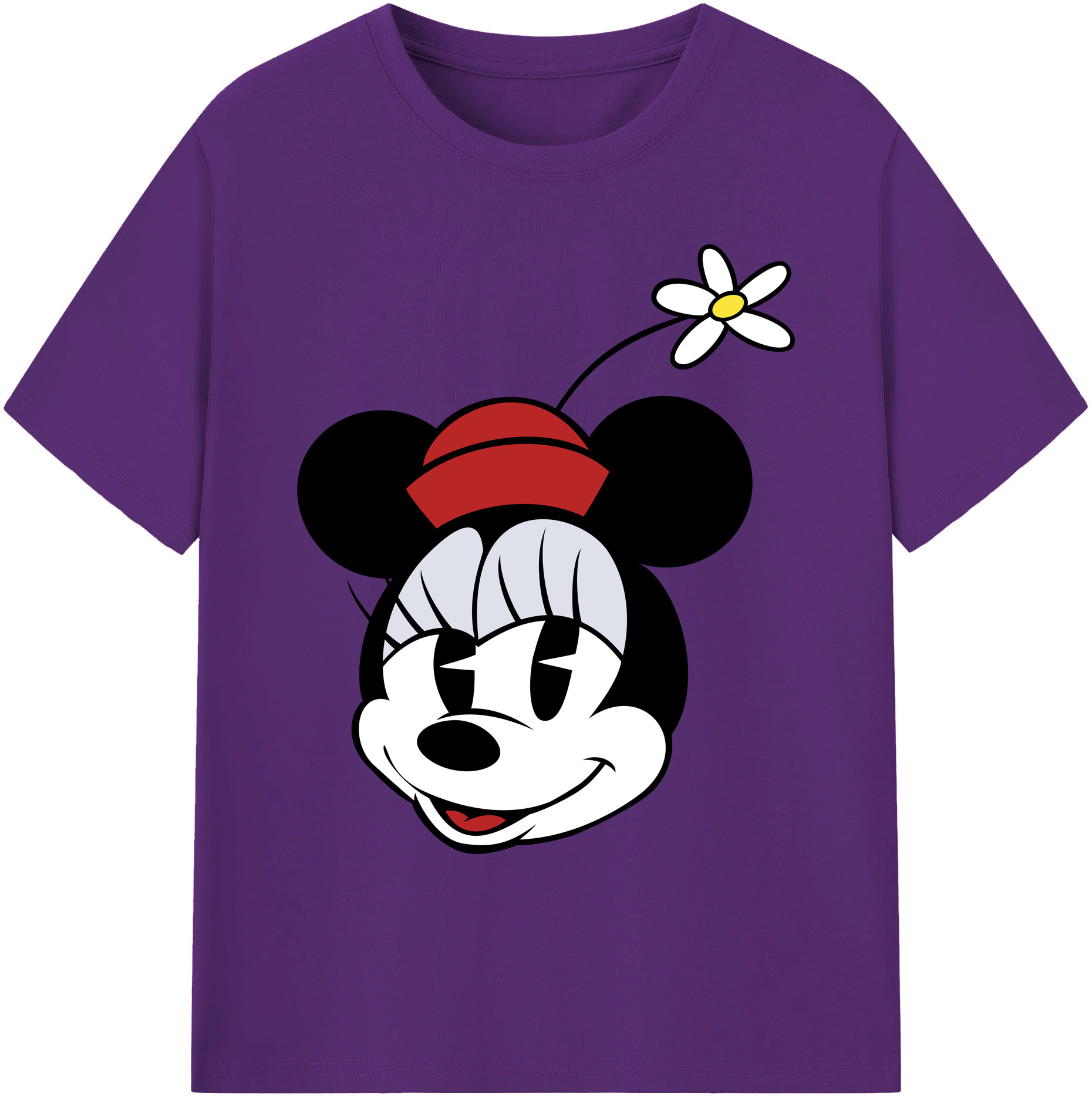 ミッキーマウス Mickey Mouse 綿100％ メンズ半袖Tシャツ｜肌触りやわらか＆通気性