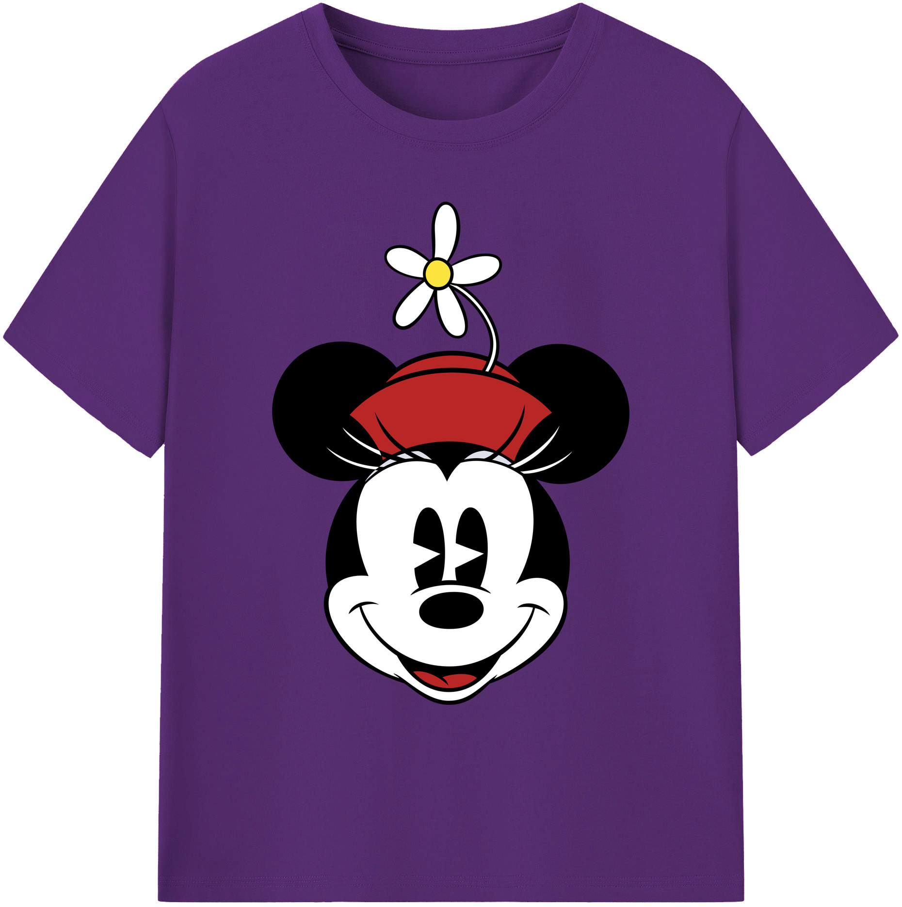 ミッキーマウス Mickey Mouse 綿100％ メンズ半袖Tシャツ｜肌触りやわらか＆通気性