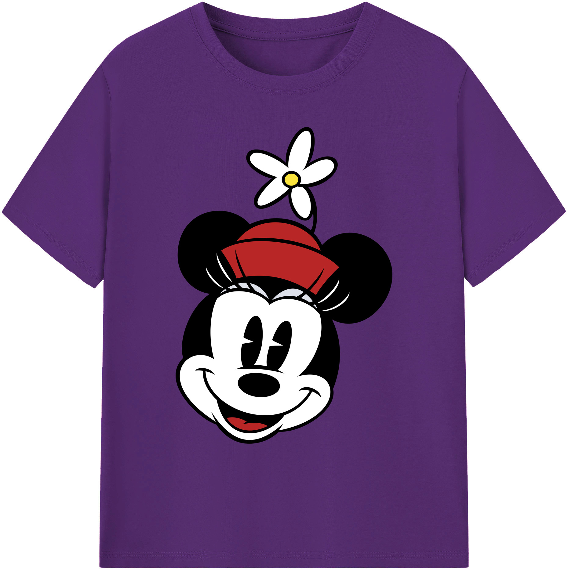 ミッキーマウス Mickey Mouse 綿100％ メンズ半袖Tシャツ｜肌触りやわらか＆通気性