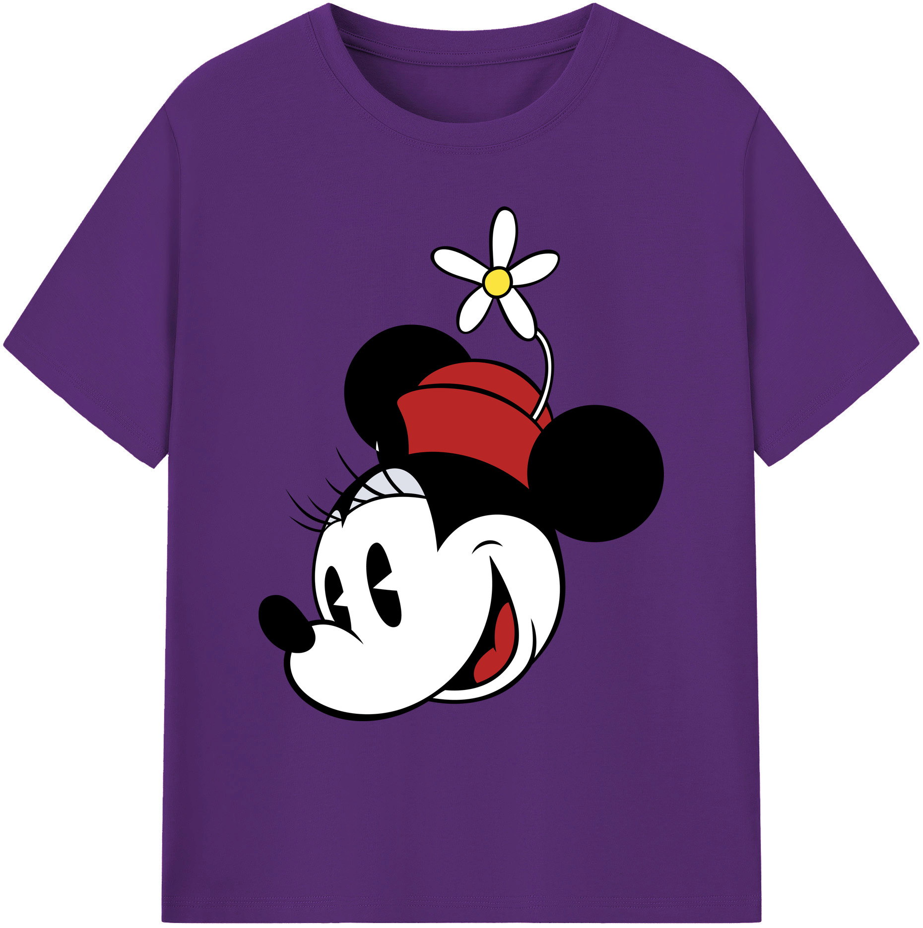 ミッキーマウス Mickey Mouse 綿100％ メンズ半袖Tシャツ｜肌触りやわらか＆通気性