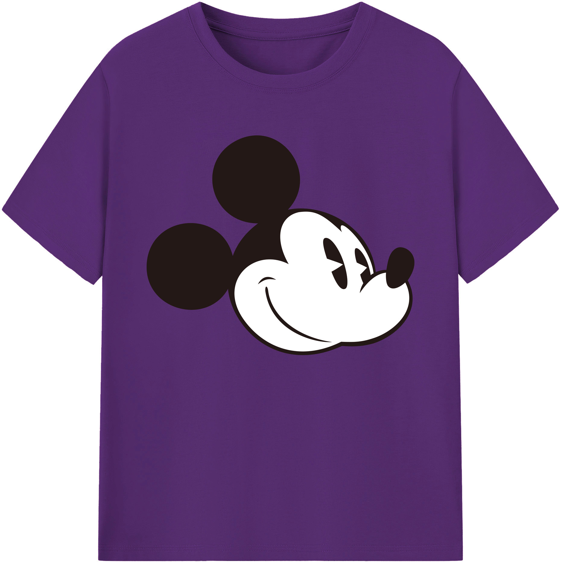 ミッキーマウス Mickey Mouse 綿100％ メンズ半袖Tシャツ｜肌触りやわらか＆通気性