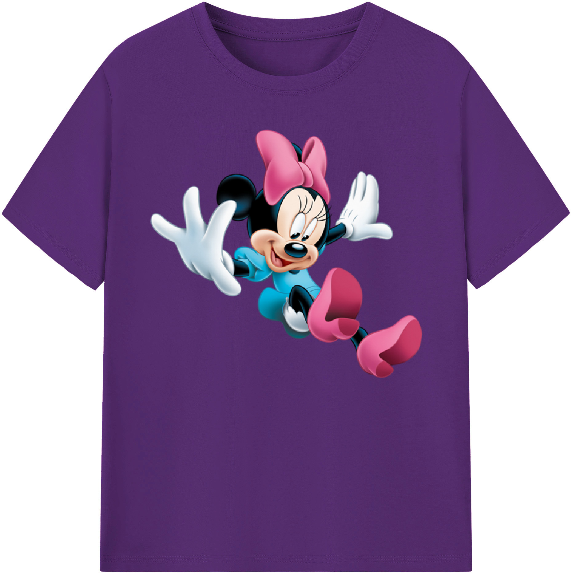 ミッキーマウス Mickey Mouse 綿100％ メンズ半袖Tシャツ｜肌触りやわらか＆通気性