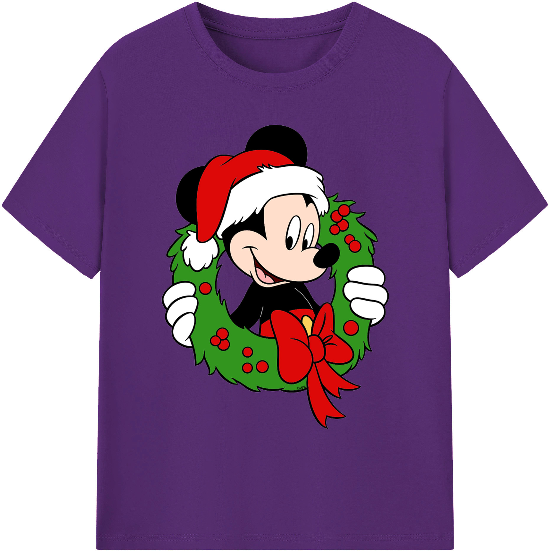 ミッキーマウス Mickey Mouse 綿100％ メンズ半袖Tシャツ｜肌触りやわらか＆通気性