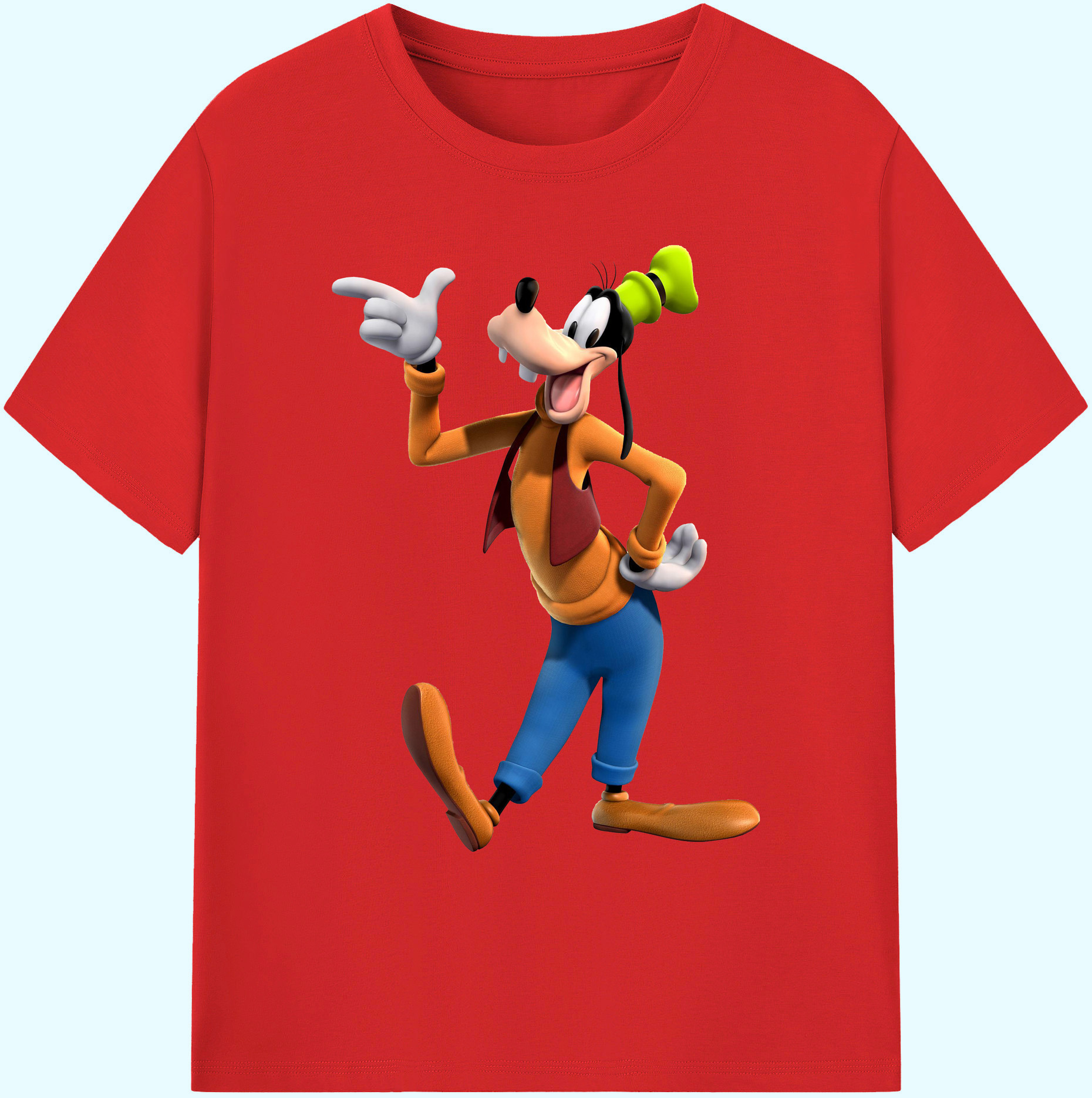 ミッキーマウス Mickey Mouse 綿100％ メンズ半袖Tシャツ｜肌触りやわらか＆通気性