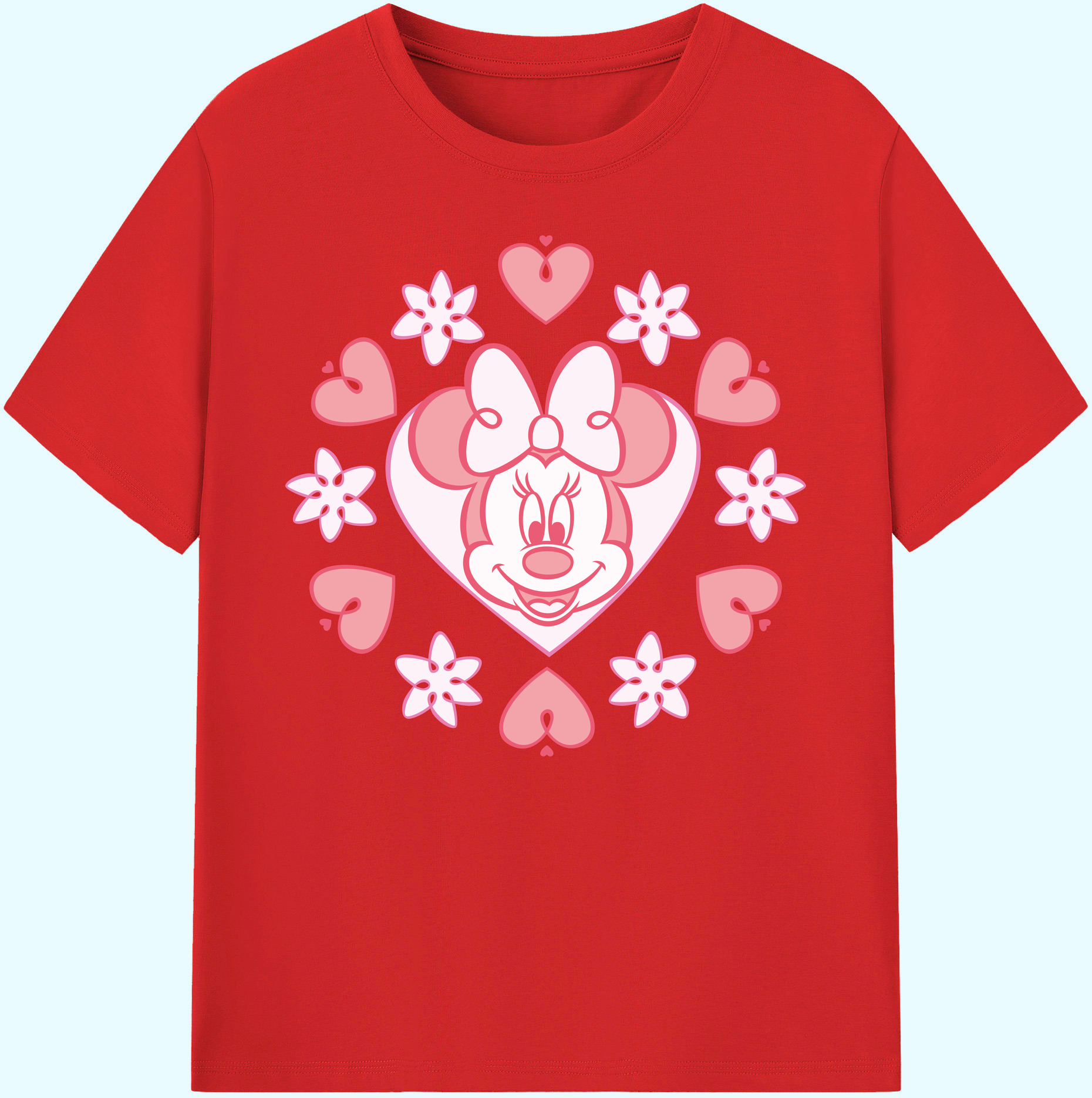 ミッキーマウス Mickey Mouse 綿100％ メンズ半袖Tシャツ｜肌触りやわらか＆通気性