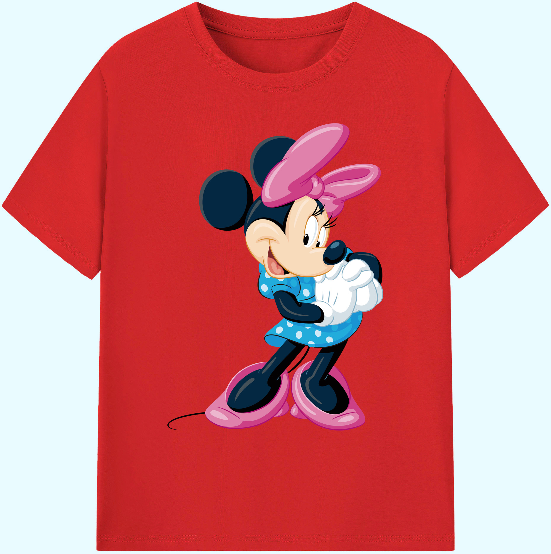 （画像用） ミッキーマウス Mickey Mouse 綿100％ メンズ半袖Tシャツ｜肌触りやわらか＆通気性