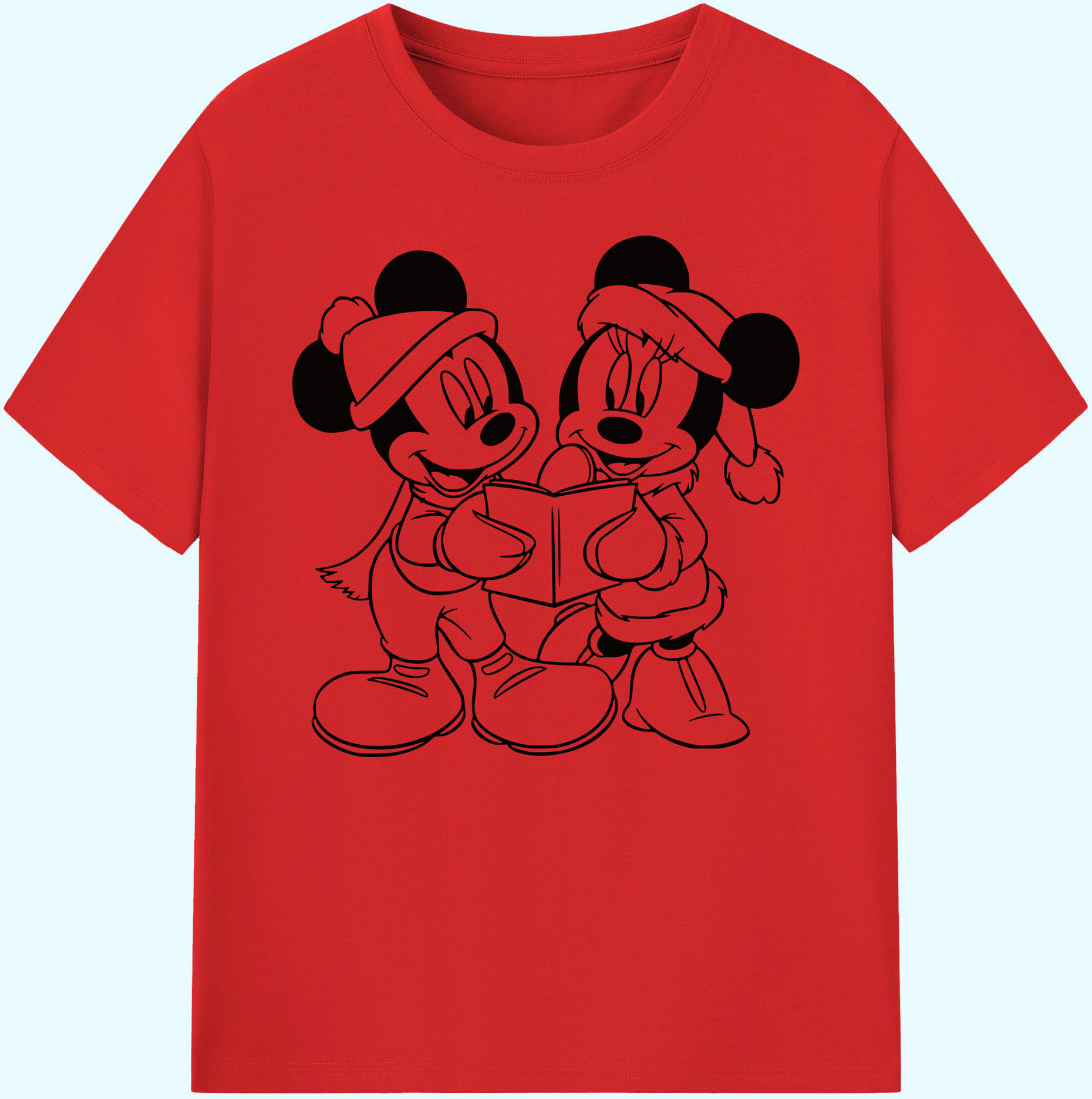 ミッキーマウス Mickey Mouse 綿100％ メンズ半袖Tシャツ｜肌触りやわらか＆通気性