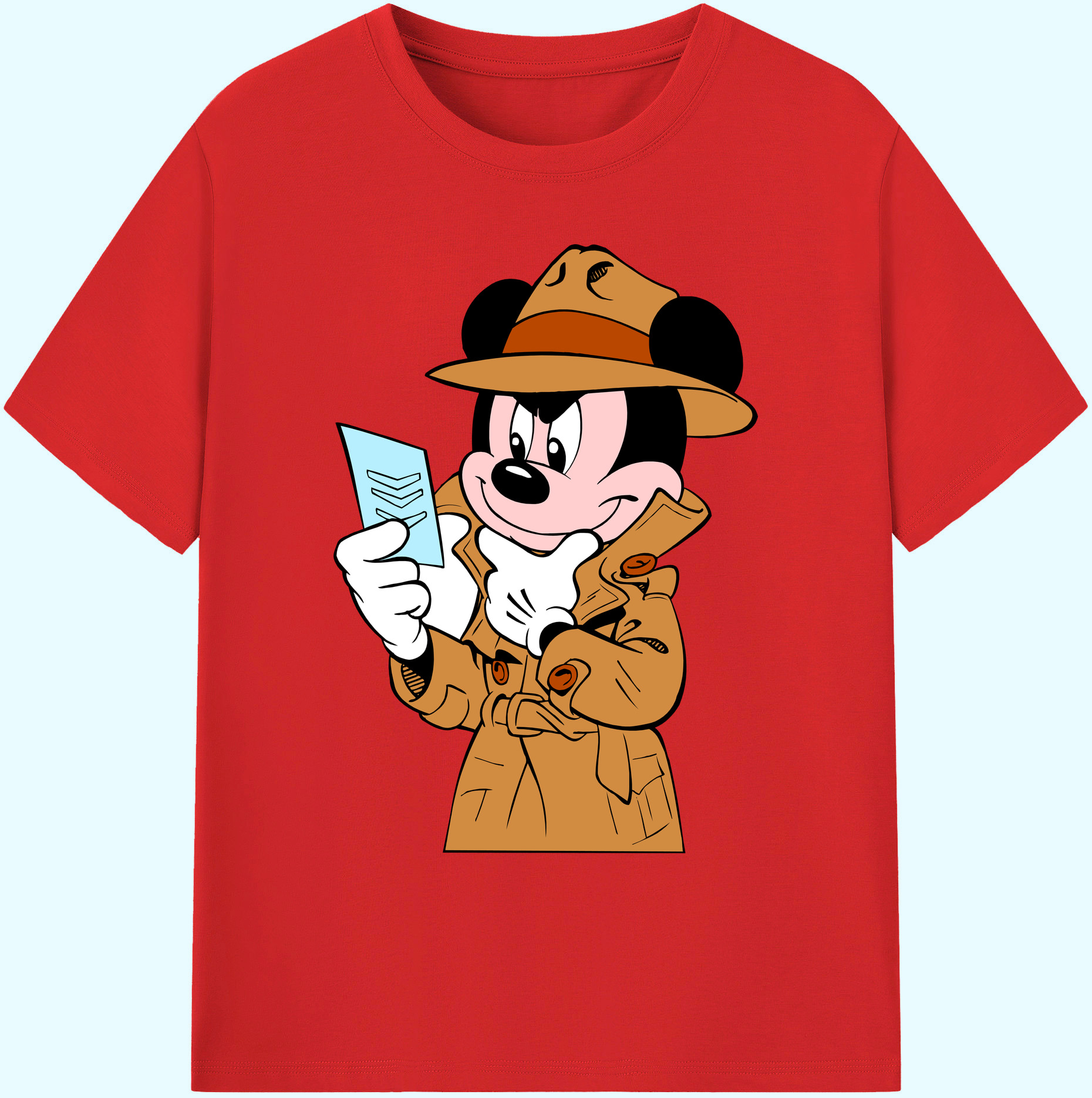 ミッキーマウス Mickey Mouse 綿100％ メンズ半袖Tシャツ｜肌触りやわらか＆通気性