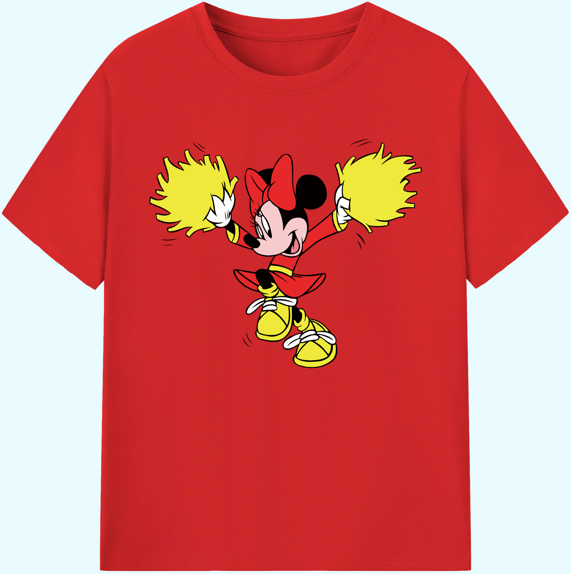 ミッキーマウス Mickey Mouse 綿100％ メンズ半袖Tシャツ｜肌触りやわらか＆通気性