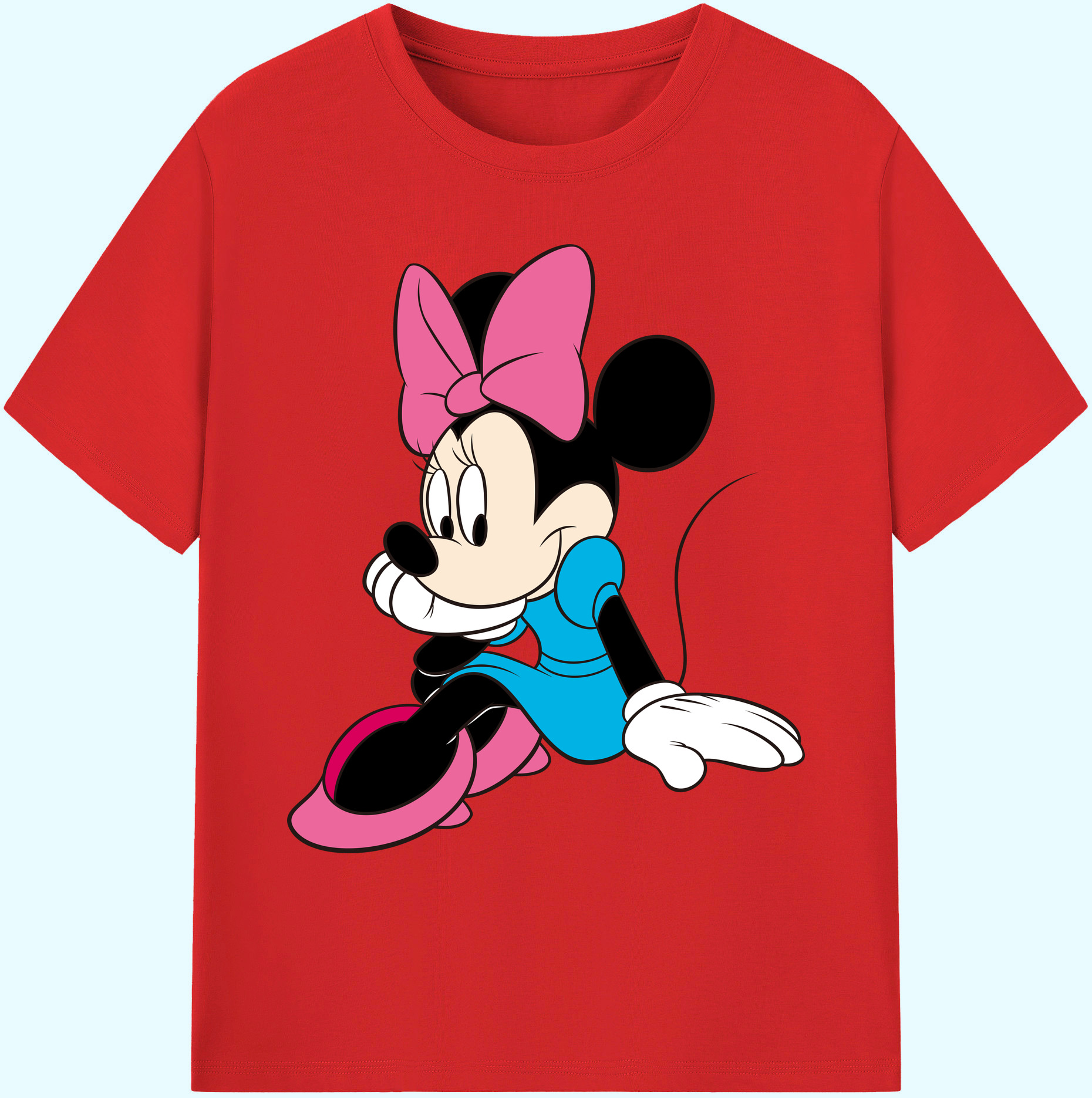 ミッキーマウス Mickey Mouse 綿100％ メンズ半袖Tシャツ｜肌触りやわらか＆通気性