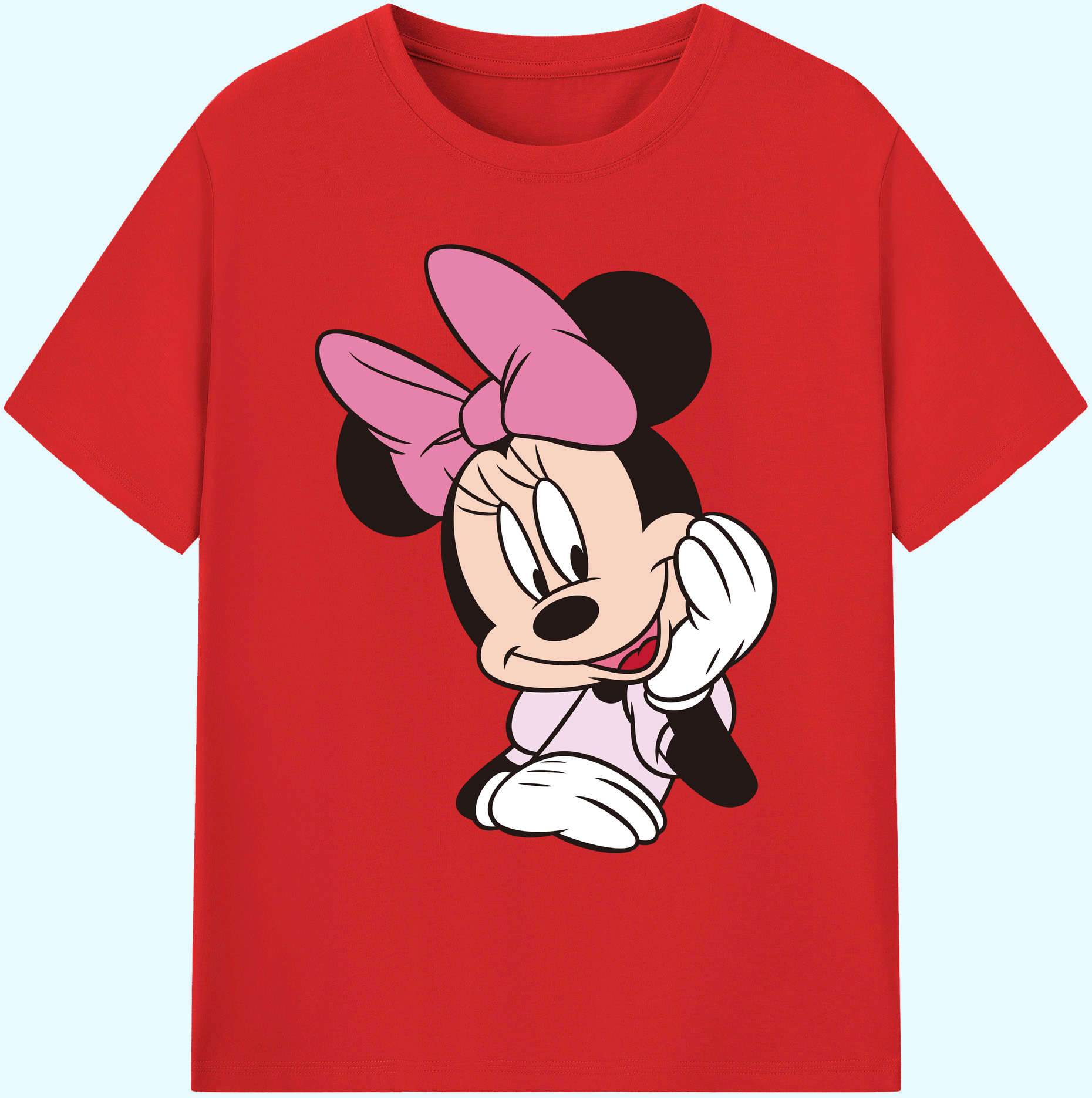 ミッキーマウス Mickey Mouse 綿100％ メンズ半袖Tシャツ｜肌触りやわらか＆通気性
