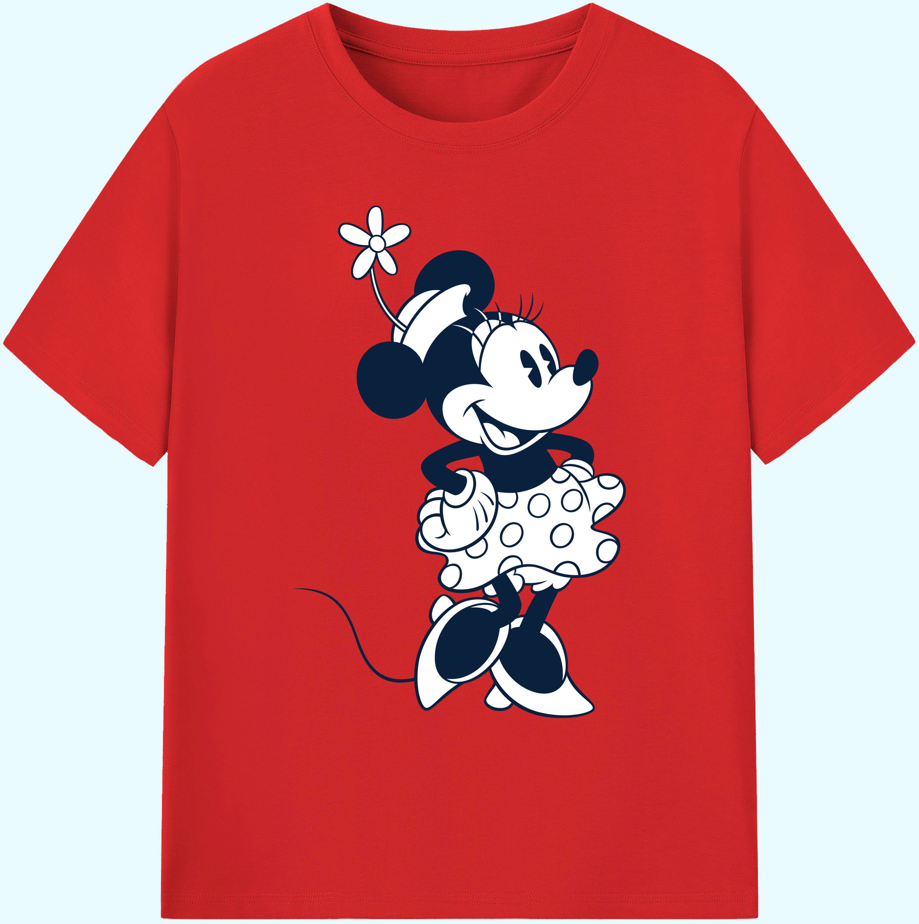 ミッキーマウス Mickey Mouse 綿100％ メンズ半袖Tシャツ｜肌触りやわらか＆通気性