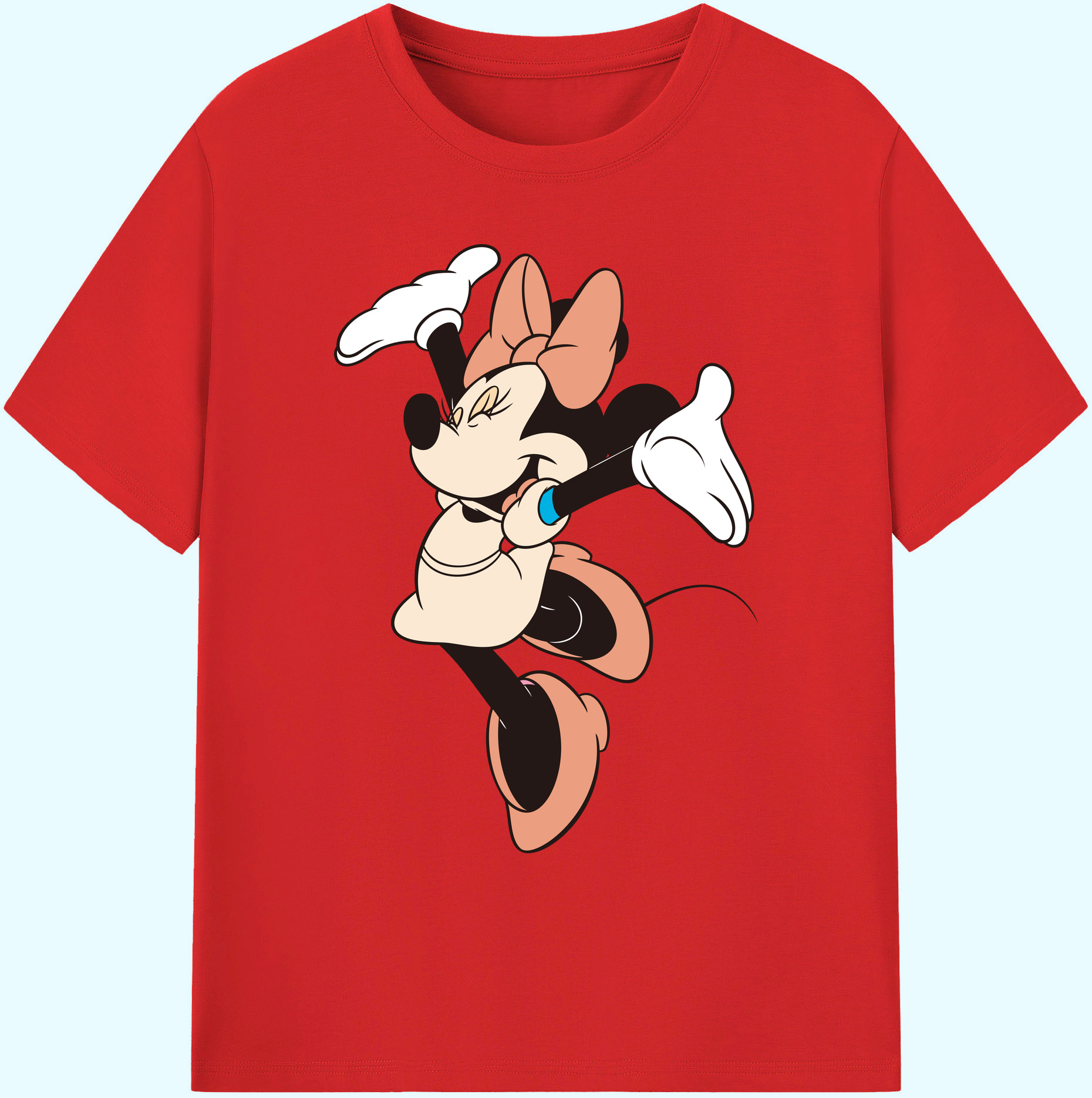 ミッキーマウス Mickey Mouse 綿100％ メンズ半袖Tシャツ｜肌触りやわらか＆通気性