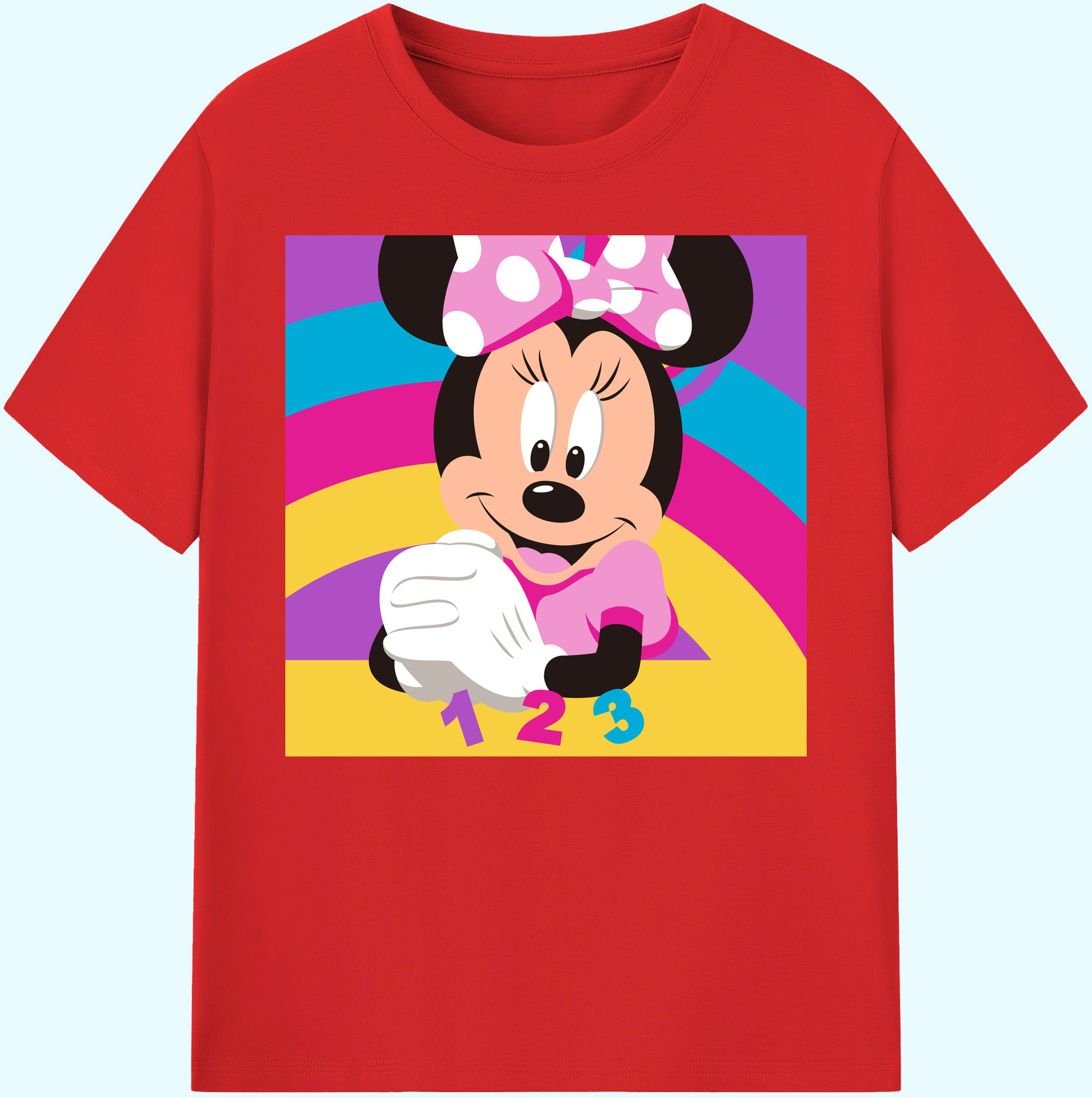 ミッキーマウス Mickey Mouse 綿100％ メンズ半袖Tシャツ｜肌触りやわらか＆通気性