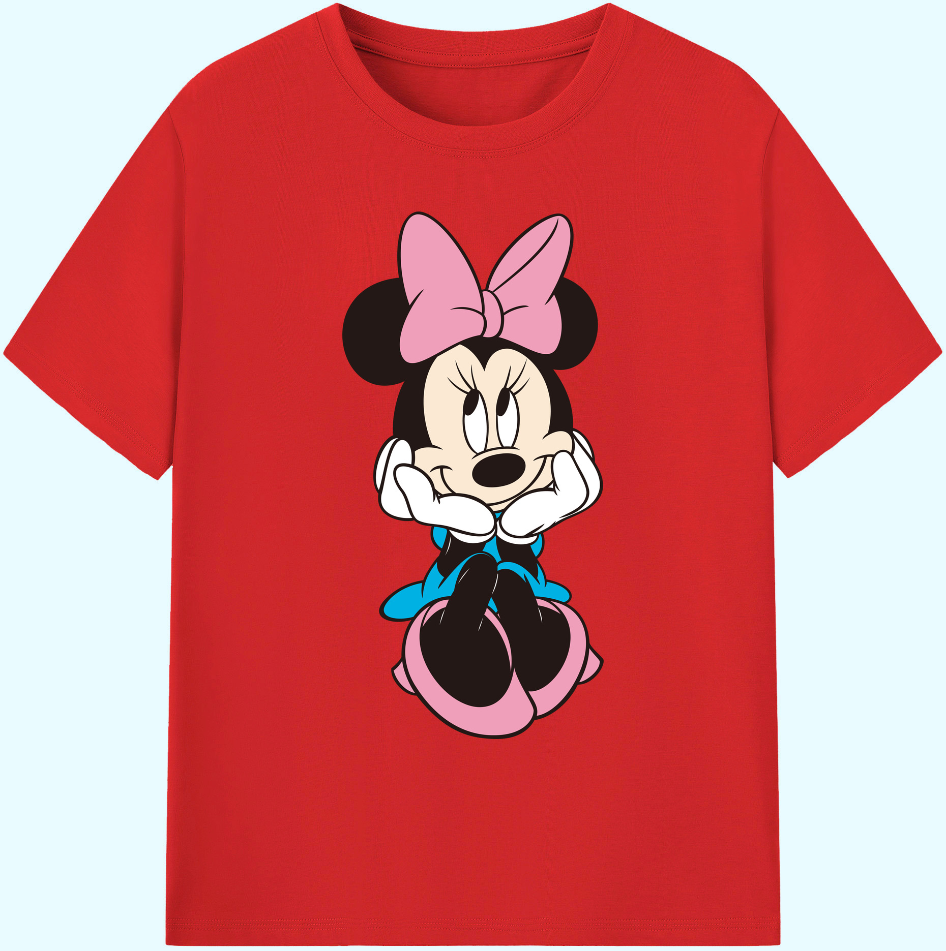 ミッキーマウス Mickey Mouse 綿100％ メンズ半袖Tシャツ｜肌触りやわらか＆通気性