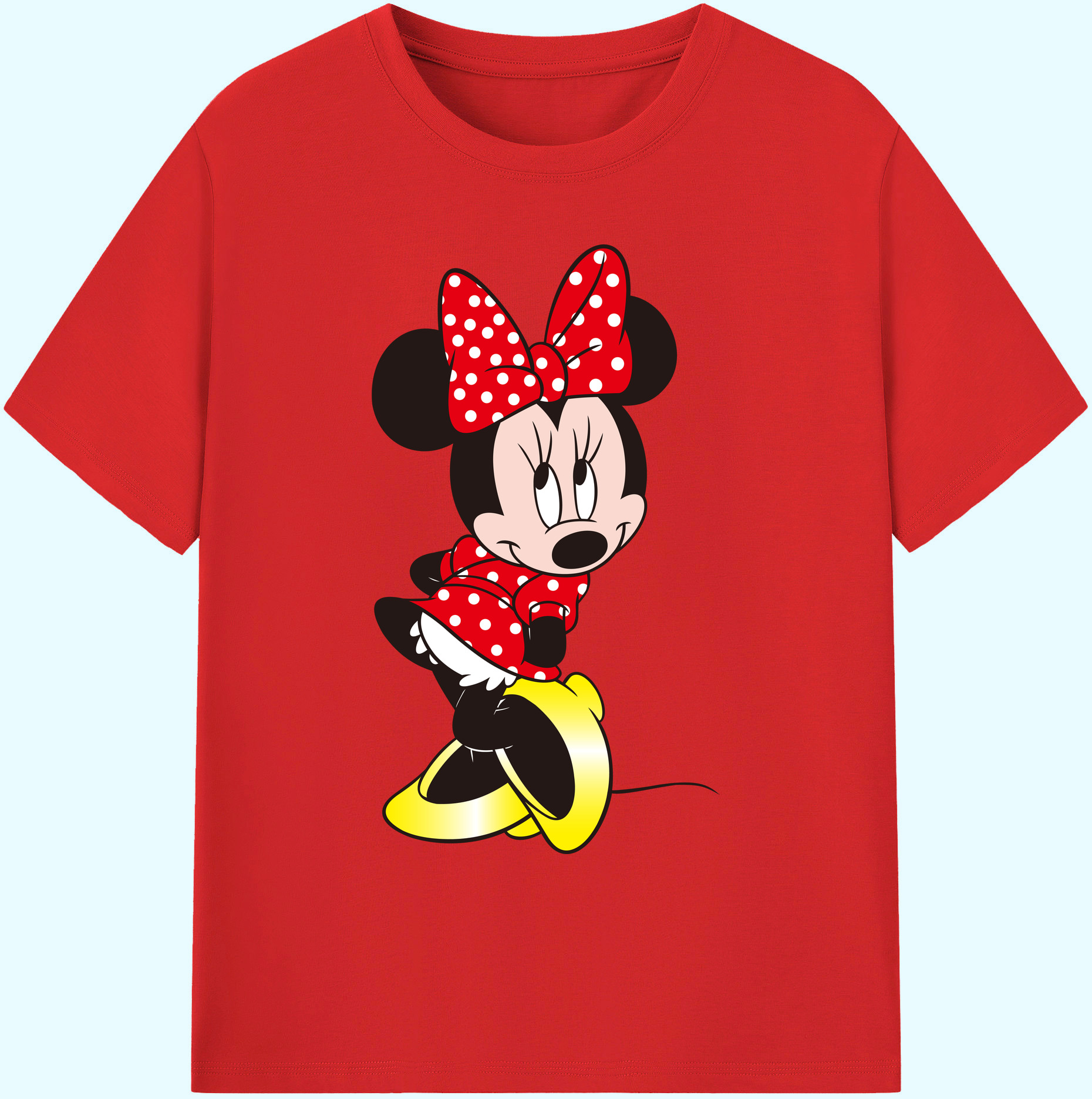 ミッキーマウス Mickey Mouse 綿100％ メンズ半袖Tシャツ｜肌触りやわらか＆通気性
