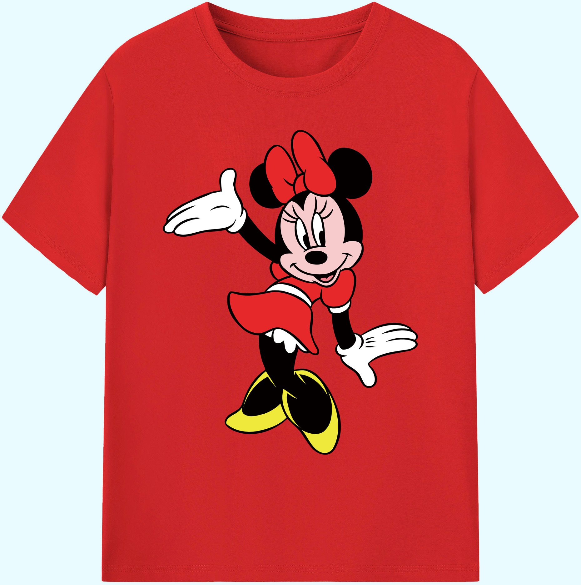 ミッキーマウス Mickey Mouse 綿100％ メンズ半袖Tシャツ｜肌触りやわらか＆通気性