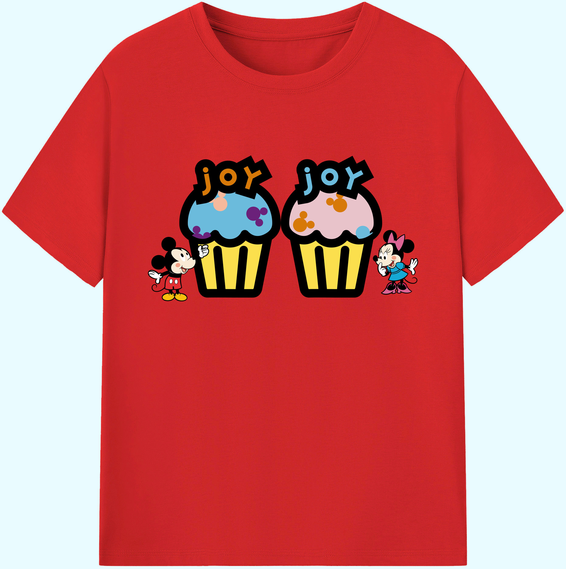 ミッキーマウス Mickey Mouse 綿100％ メンズ半袖Tシャツ｜肌触りやわらか＆通気性