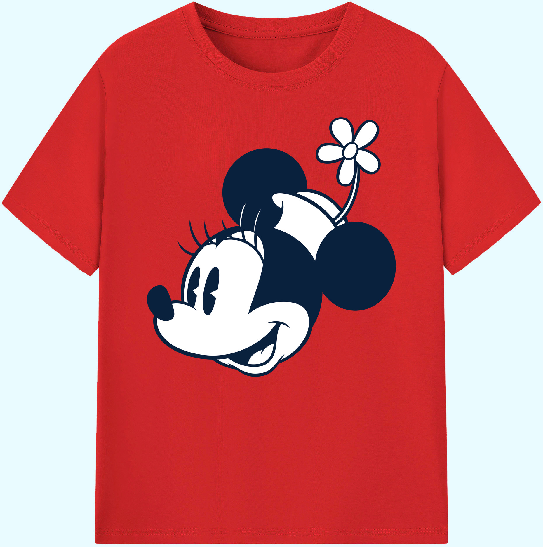 ミッキーマウス Mickey Mouse 綿100％ メンズ半袖Tシャツ｜肌触りやわらか＆通気性
