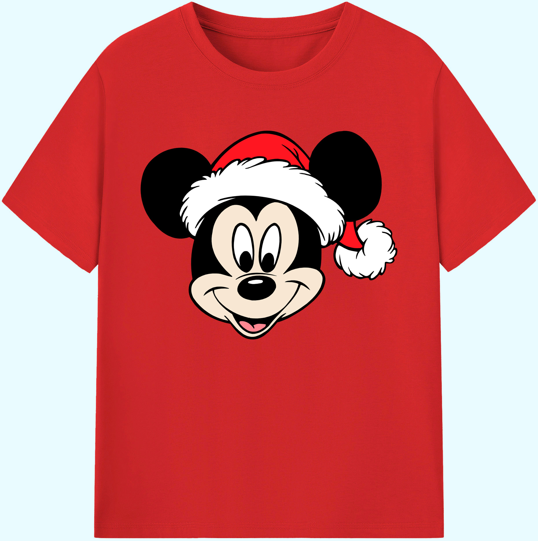 ミッキーマウス Mickey Mouse 綿100％ メンズ半袖Tシャツ｜肌触りやわらか＆通気性