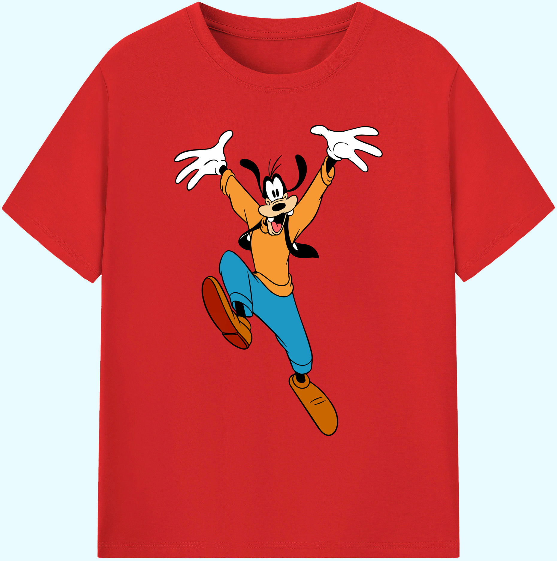 ミッキーマウス Mickey Mouse 綿100％ メンズ半袖Tシャツ｜肌触りやわらか＆通気性