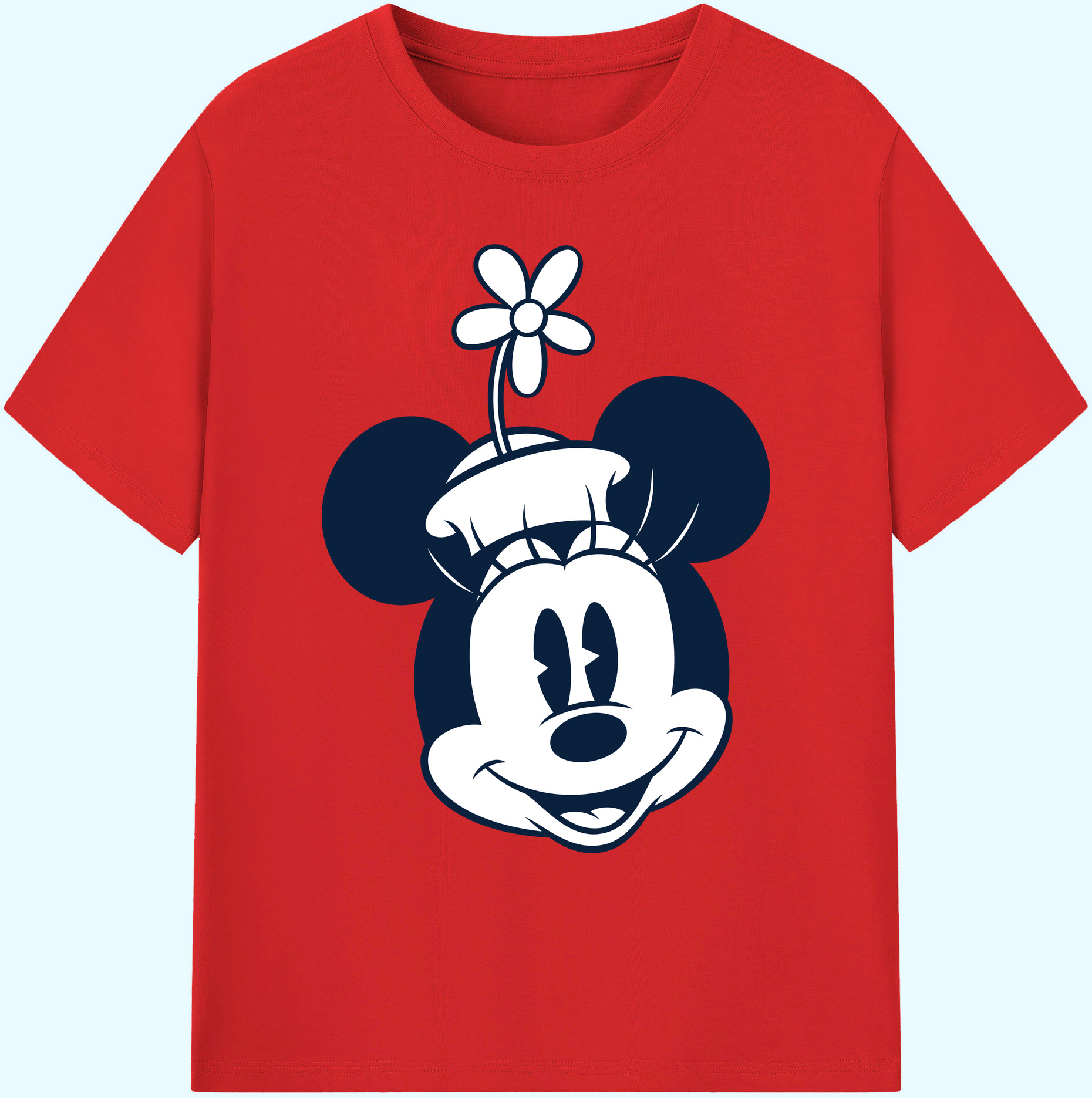ミッキーマウス Mickey Mouse 綿100％ メンズ半袖Tシャツ｜肌触りやわらか＆通気性