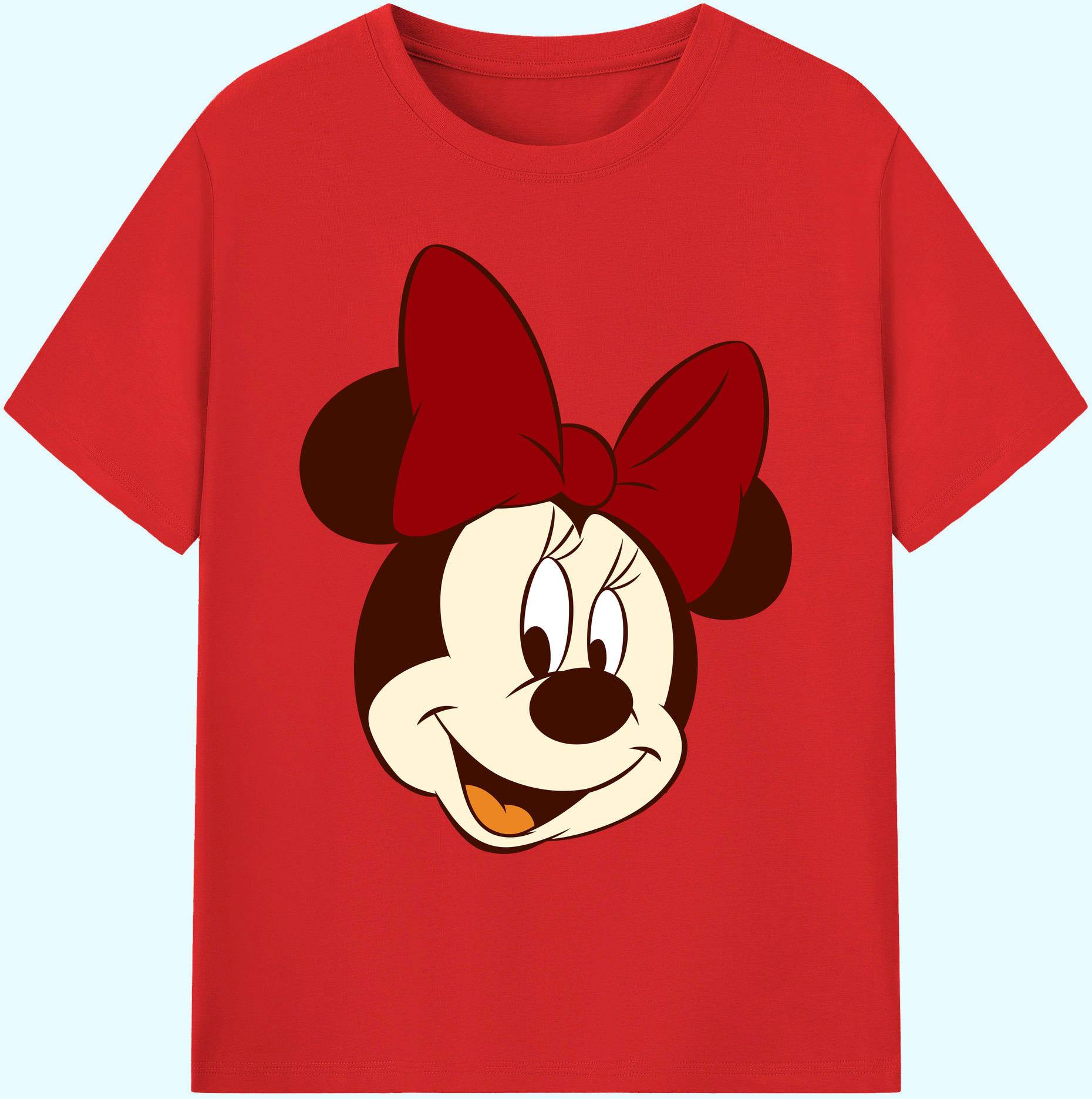 ミッキーマウス Mickey Mouse 綿100％ メンズ半袖Tシャツ｜肌触りやわらか＆通気性