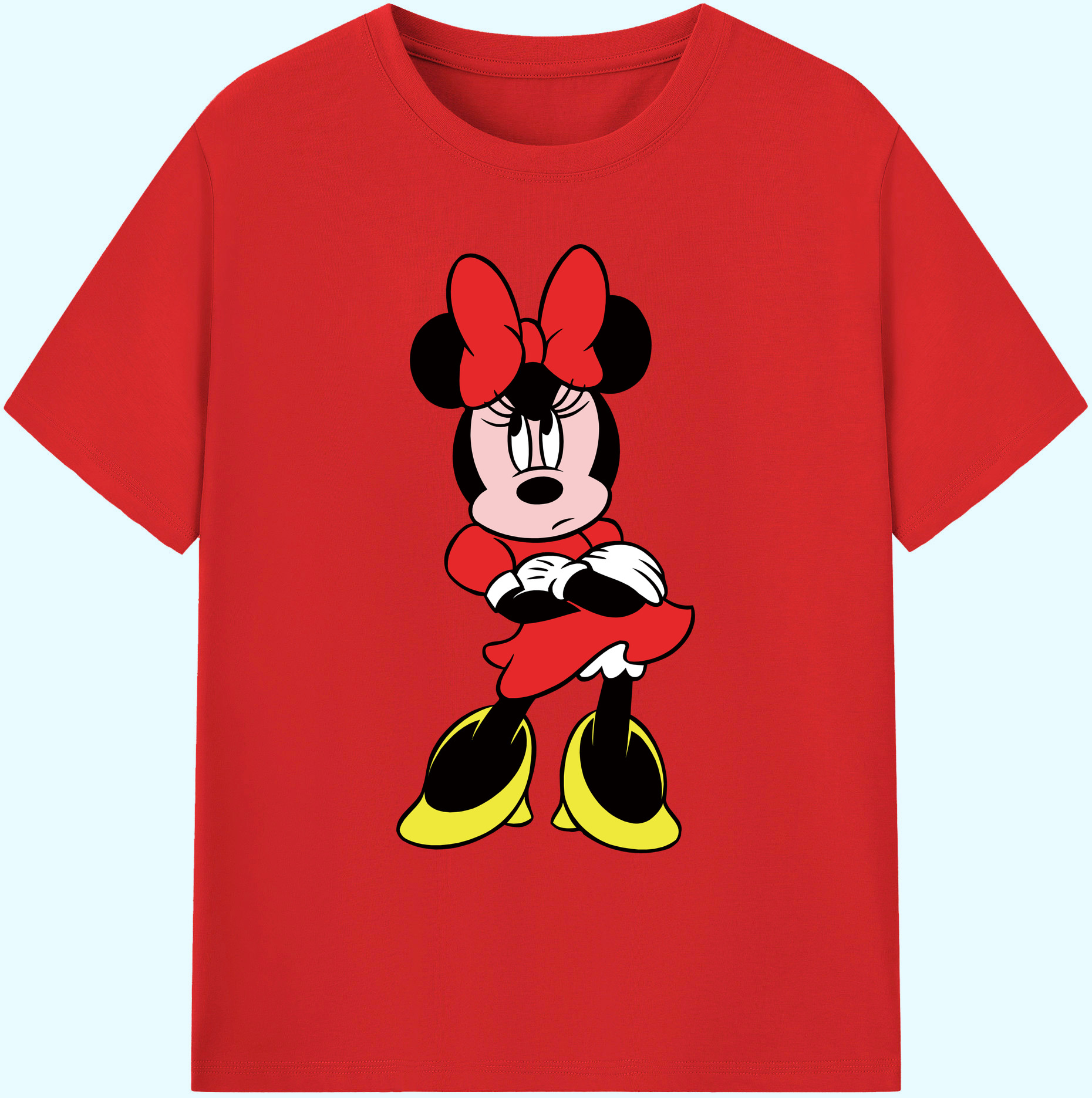 ミッキーマウス Mickey Mouse 綿100％ メンズ半袖Tシャツ｜肌触りやわらか＆通気性