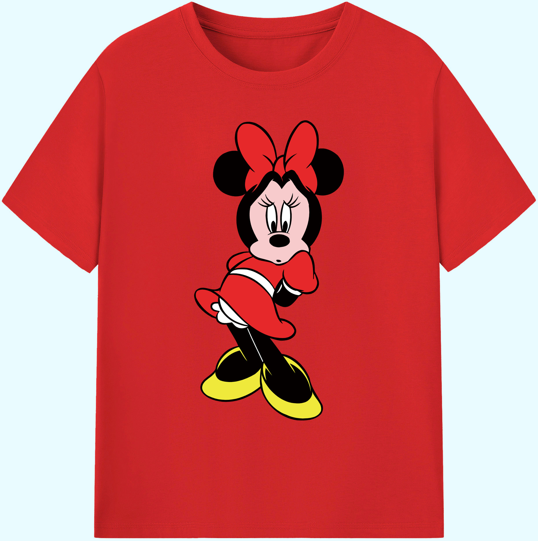 ミッキーマウス Mickey Mouse 綿100％ メンズ半袖Tシャツ｜肌触りやわらか＆通気性