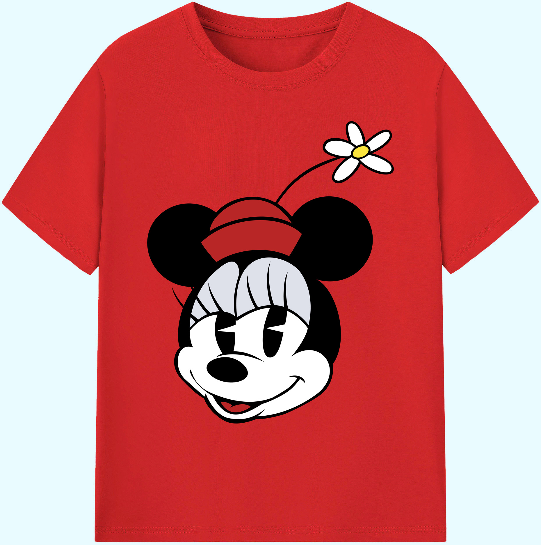 ミッキーマウス Mickey Mouse 綿100％ メンズ半袖Tシャツ｜肌触りやわらか＆通気性