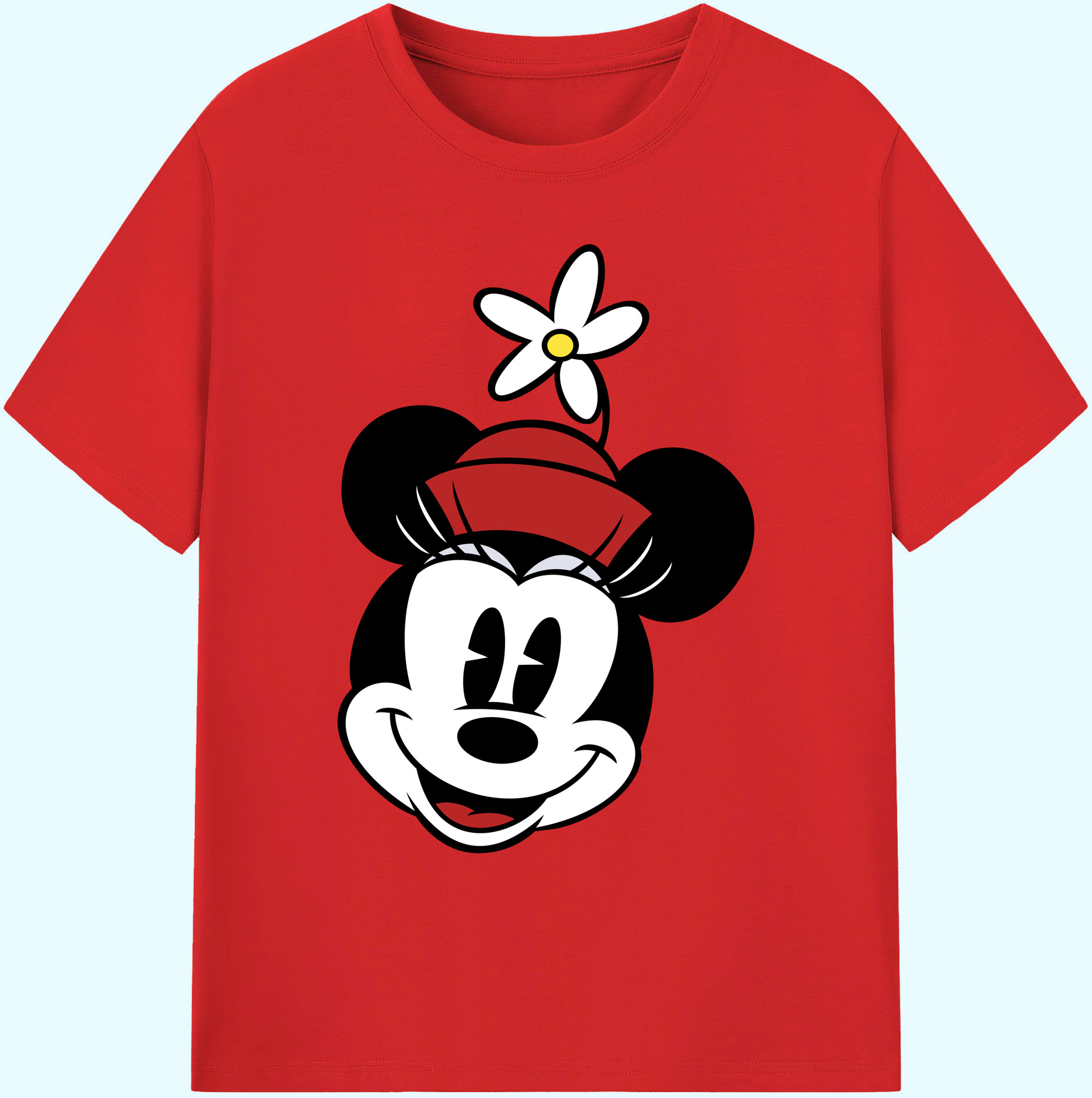 ミッキーマウス Mickey Mouse 綿100％ メンズ半袖Tシャツ｜肌触りやわらか＆通気性