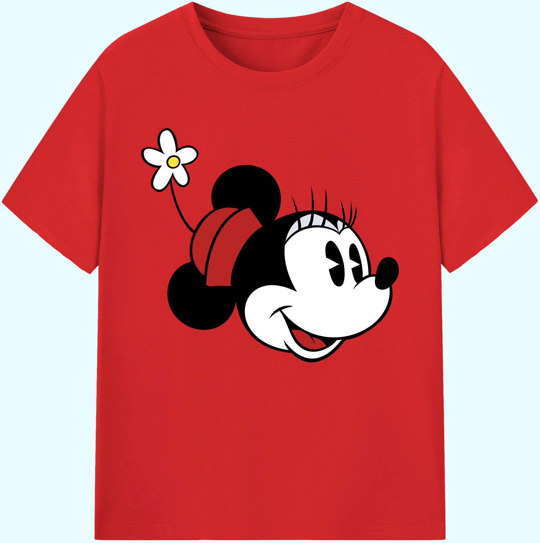 ミッキーマウス Mickey Mouse 綿100％ メンズ半袖Tシャツ｜肌触りやわらか＆通気性