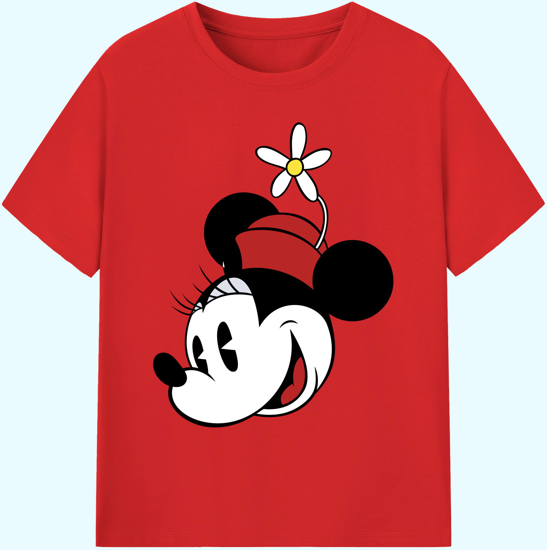 ミッキーマウス Mickey Mouse 綿100％ メンズ半袖Tシャツ｜肌触りやわらか＆通気性