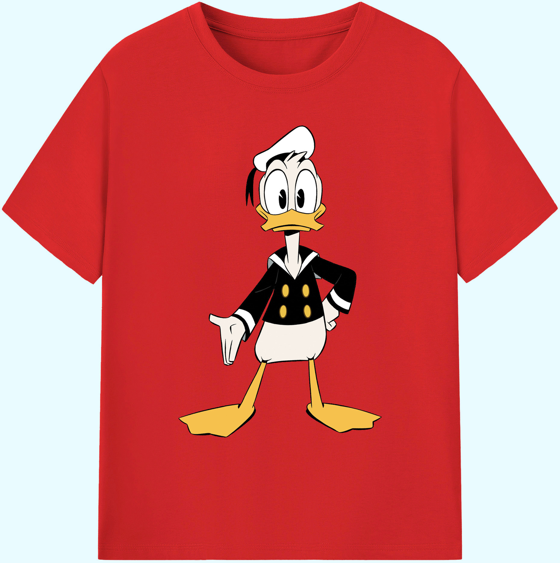 ミッキーマウス Mickey Mouse 綿100％ メンズ半袖Tシャツ｜肌触りやわらか＆通気性
